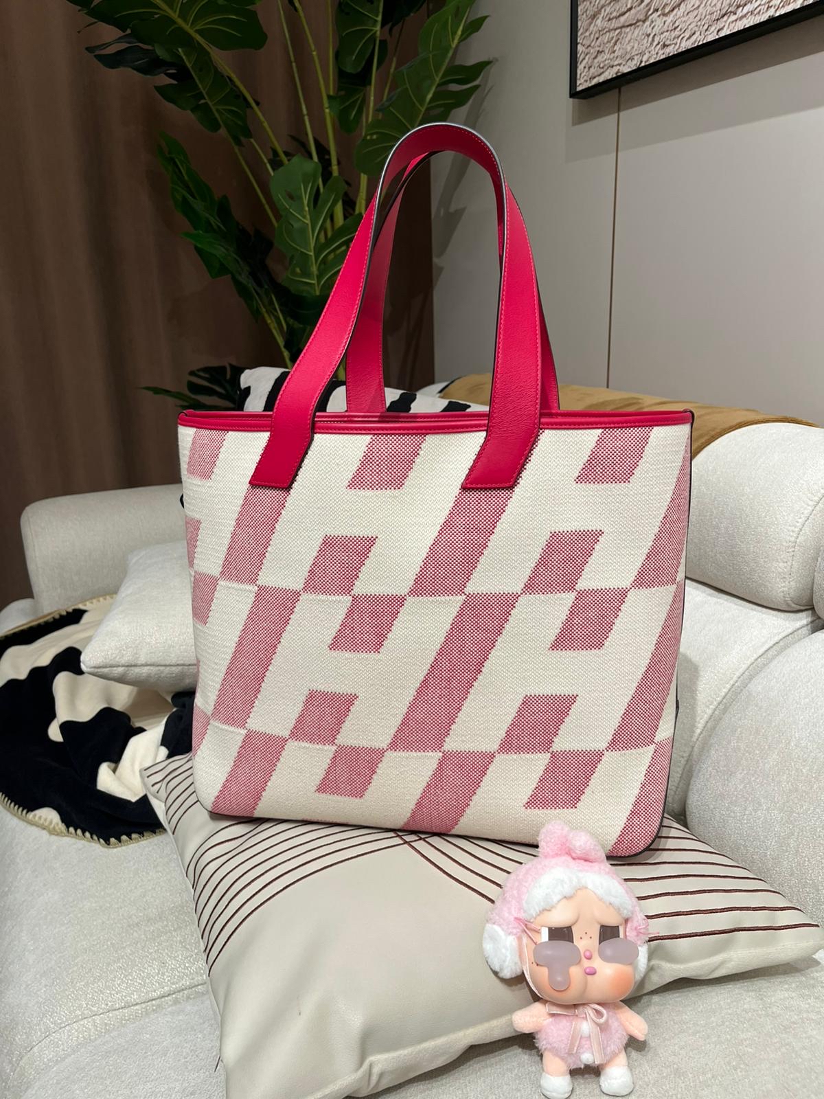 Hermes CABAS H EN BIAIS 40 BAG 100%Authentic,98%new ✅dust bag  