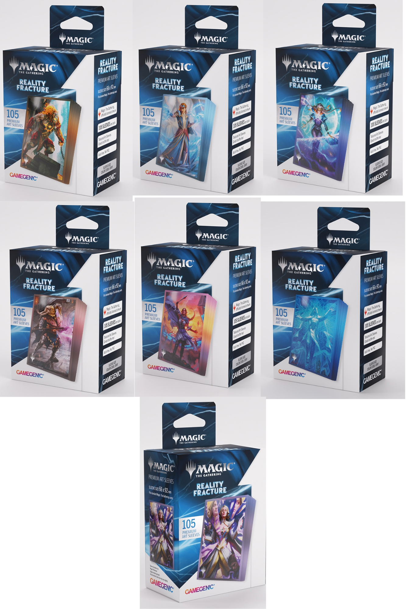 Magic: The Gathering Reality Fracture PREMIUM ART SLEEVES