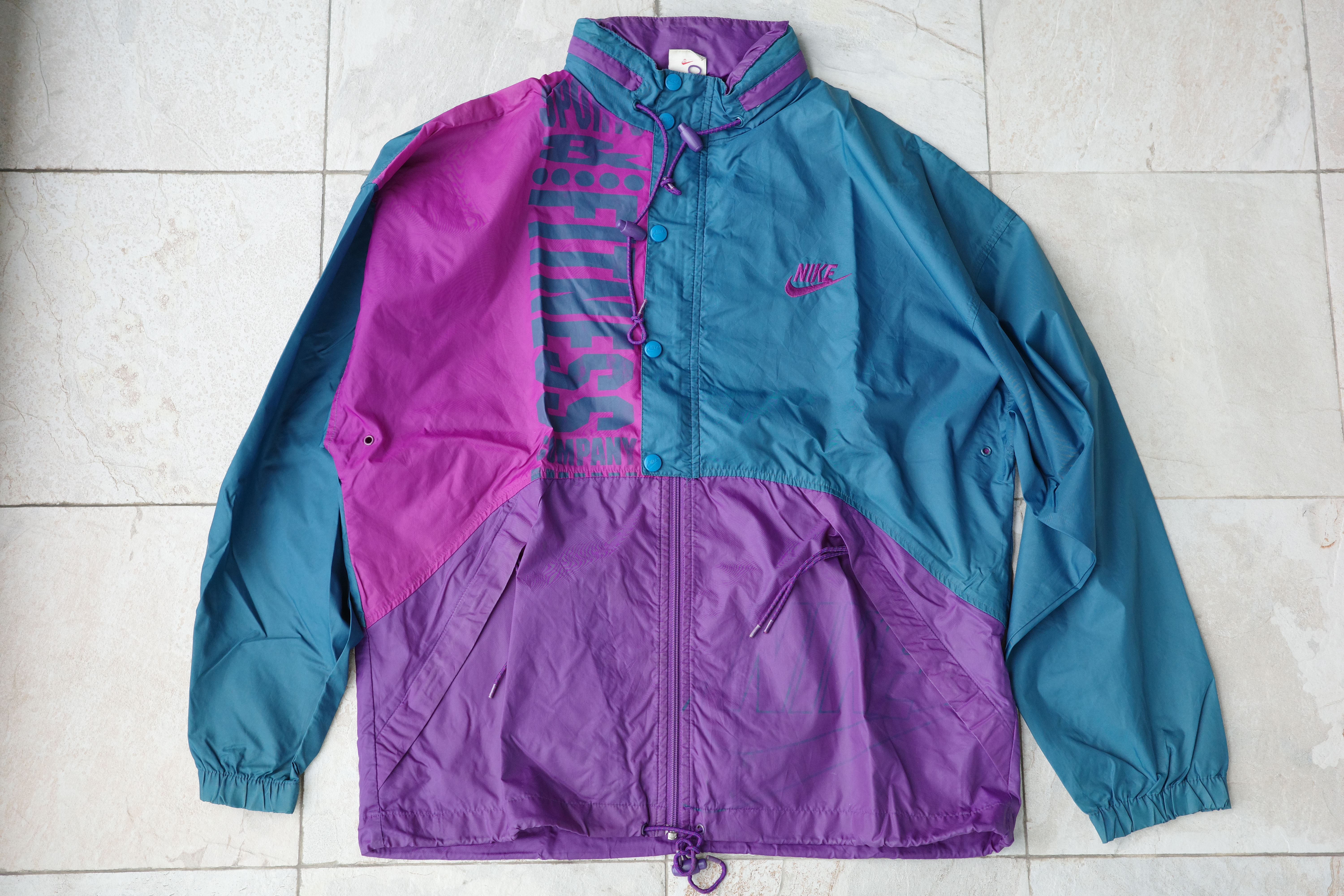 【90年代製】VINTAGE NIKE 風褸 (多細節)