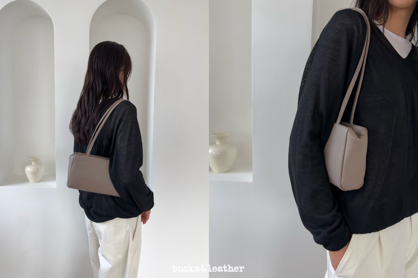 【26FW 】預訂_Slim Shoulder Bag By Bucks & leather