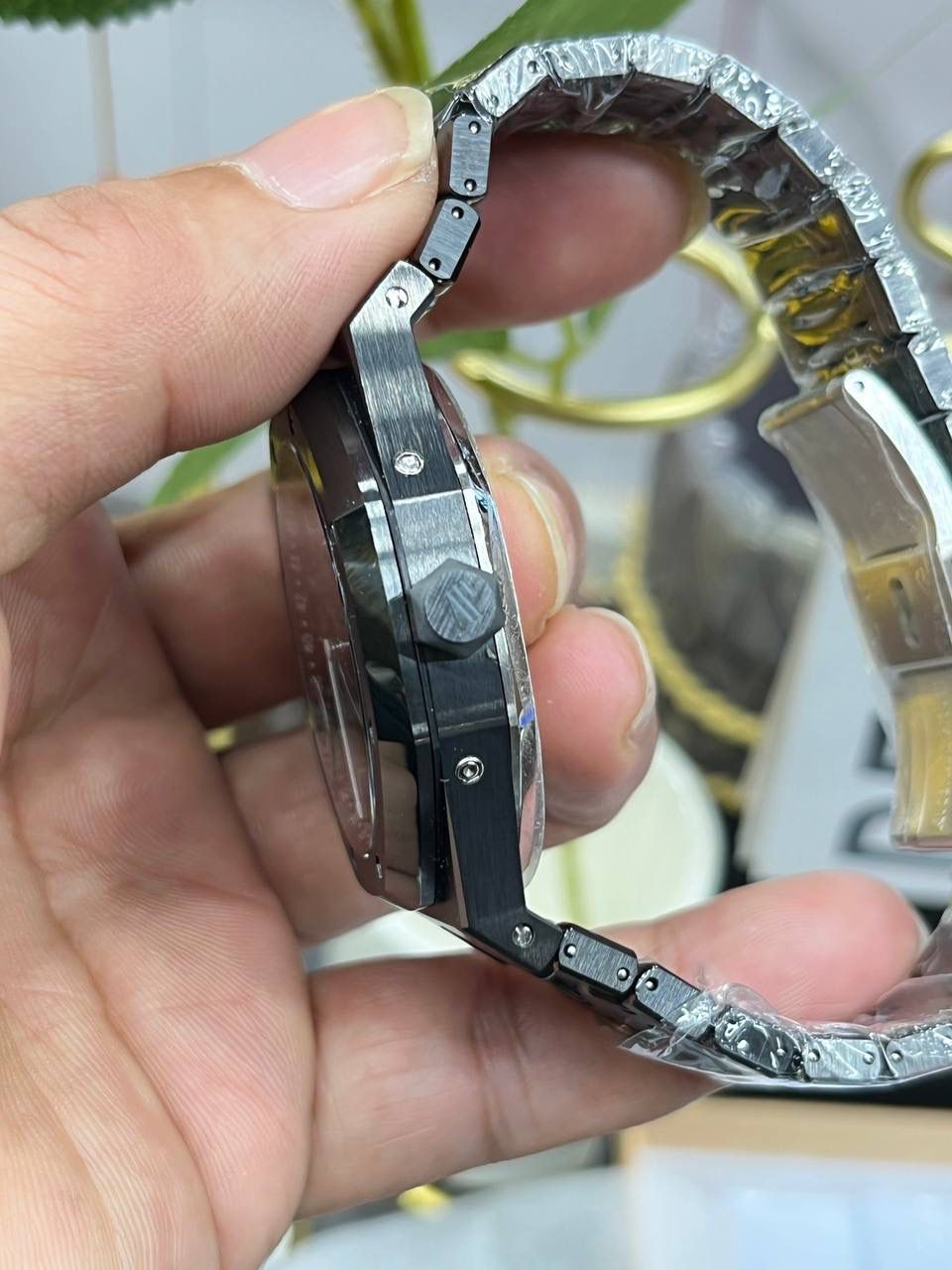 🚀爱彼黑陶瓷26579真月相 皇家橡树/41mm*10.5mm/5134一体机💯