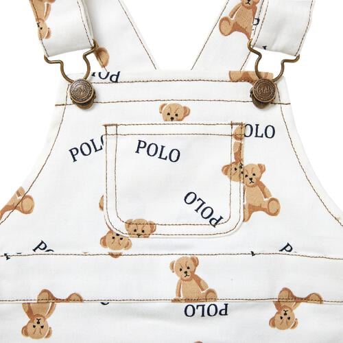🇯🇵預訂 日本直送🇯🇵Polo Baby小熊滿印吊帶工人包屁褲
