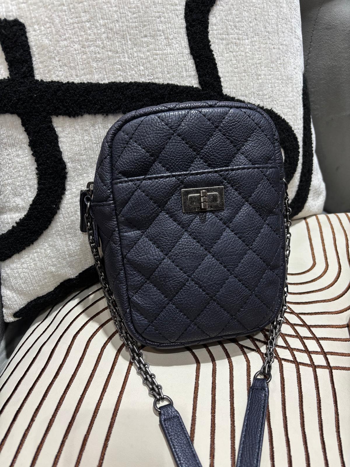 CHANEL 2.55 CROSSBODY BAG 牛皮 100%Authentic,95%new ✅22貼✅dust bag 
