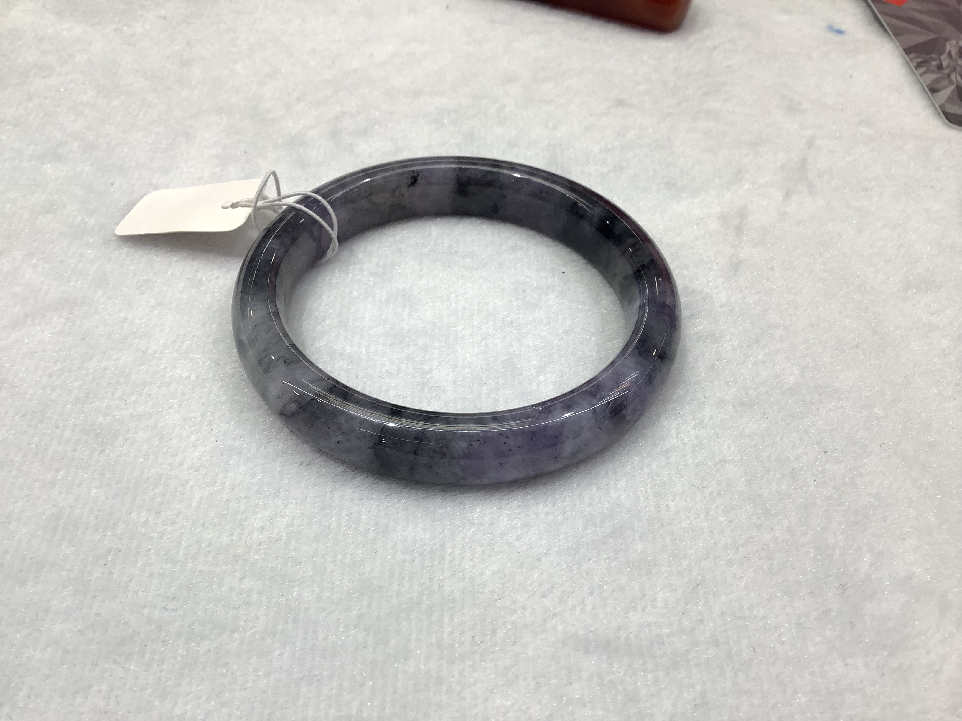 紫底烏雞福鐲53.5mm C06272