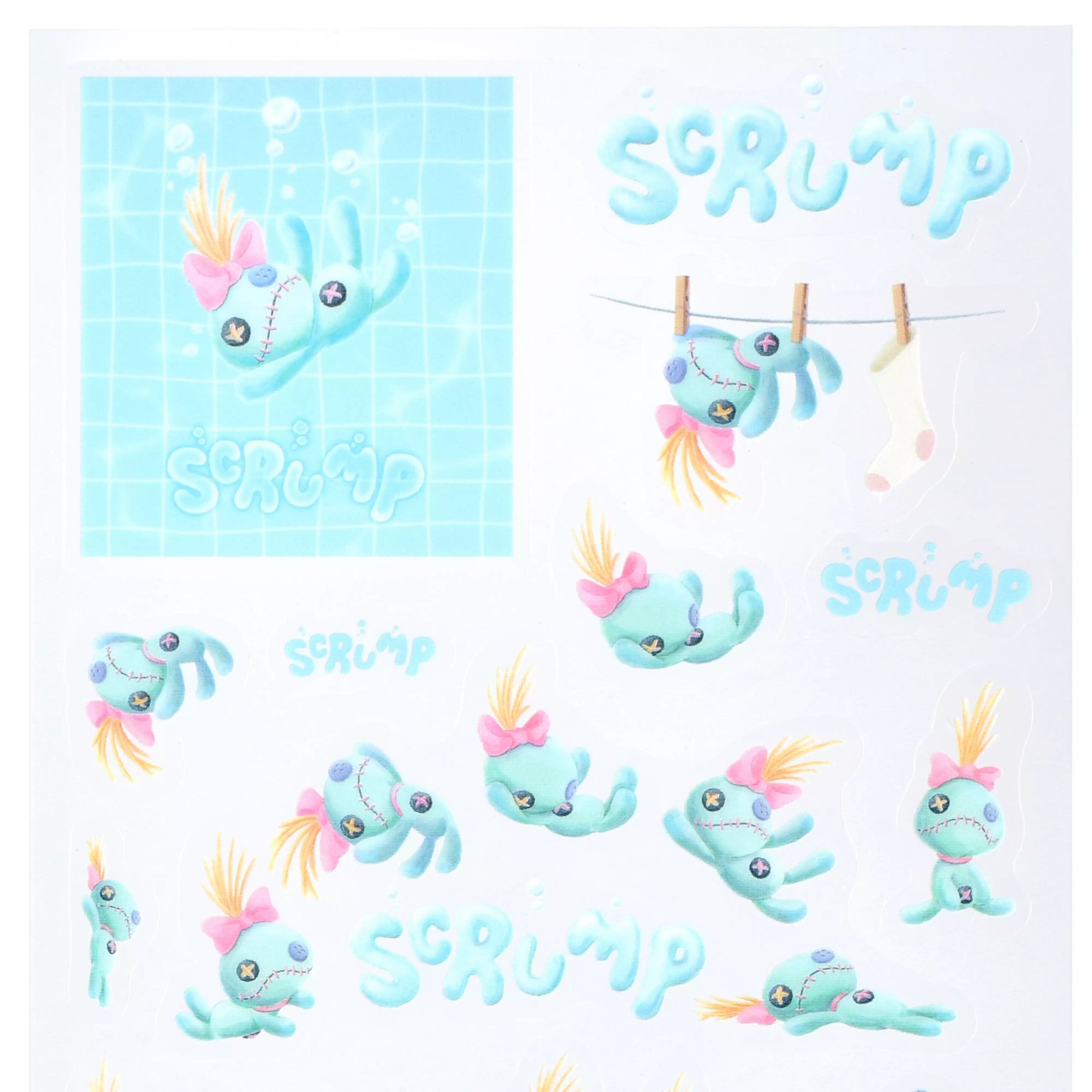 🌸 【預訂】Scrump Sticker - Scrump Collection