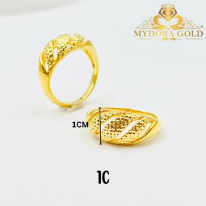 MYDORA Cincin Dome Pahat (5G) l EMAS 916/22K