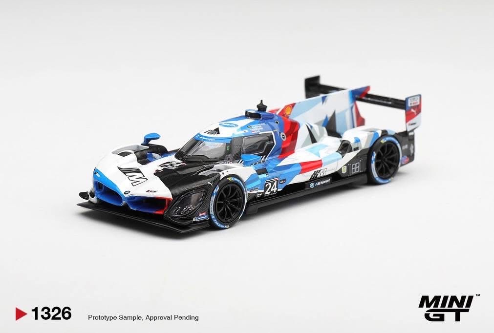 （預訂 Pre Order) Mini GT ( MGT01326-L ) BMW M Hybrid V8 GTP #24 BMW M Team RLL 2024 IMSA Daytona 24 Hrs