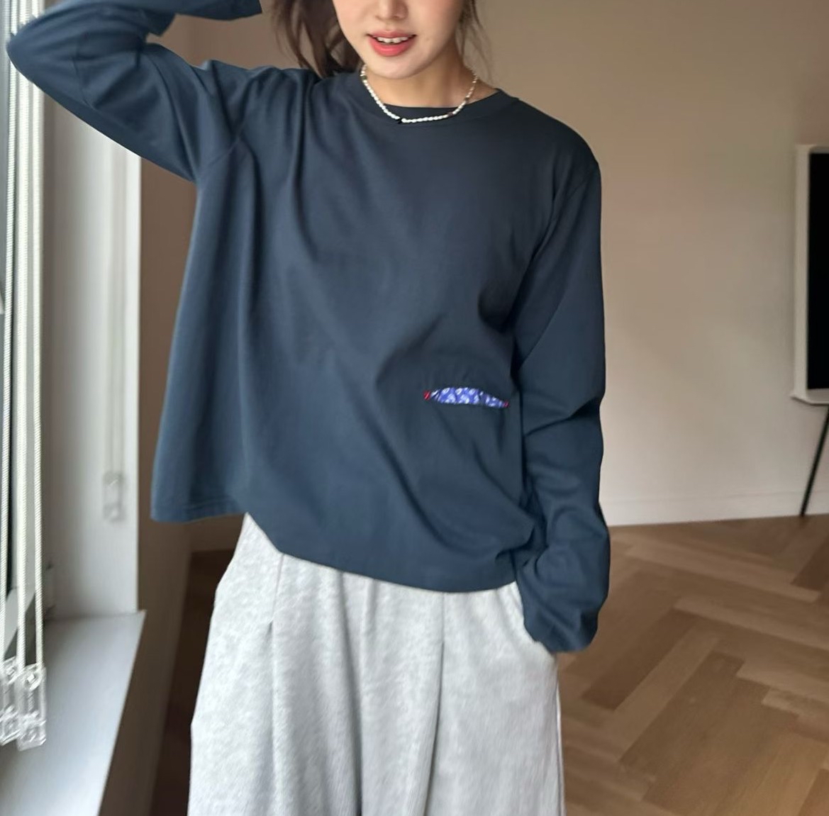立體袋靚棉Tee