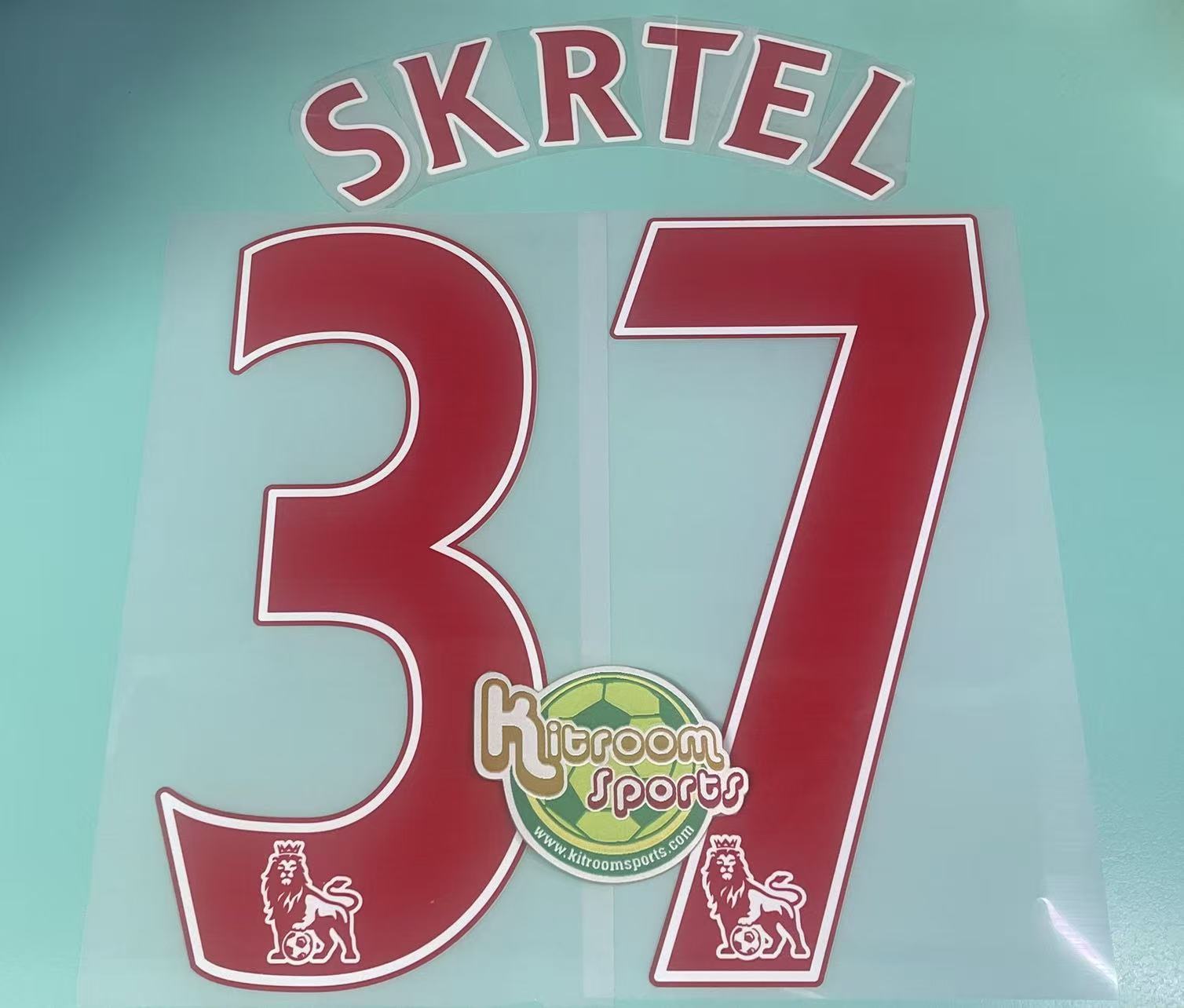 2014-16 Liverpool Away EPL Nameset #37 SKRTEL