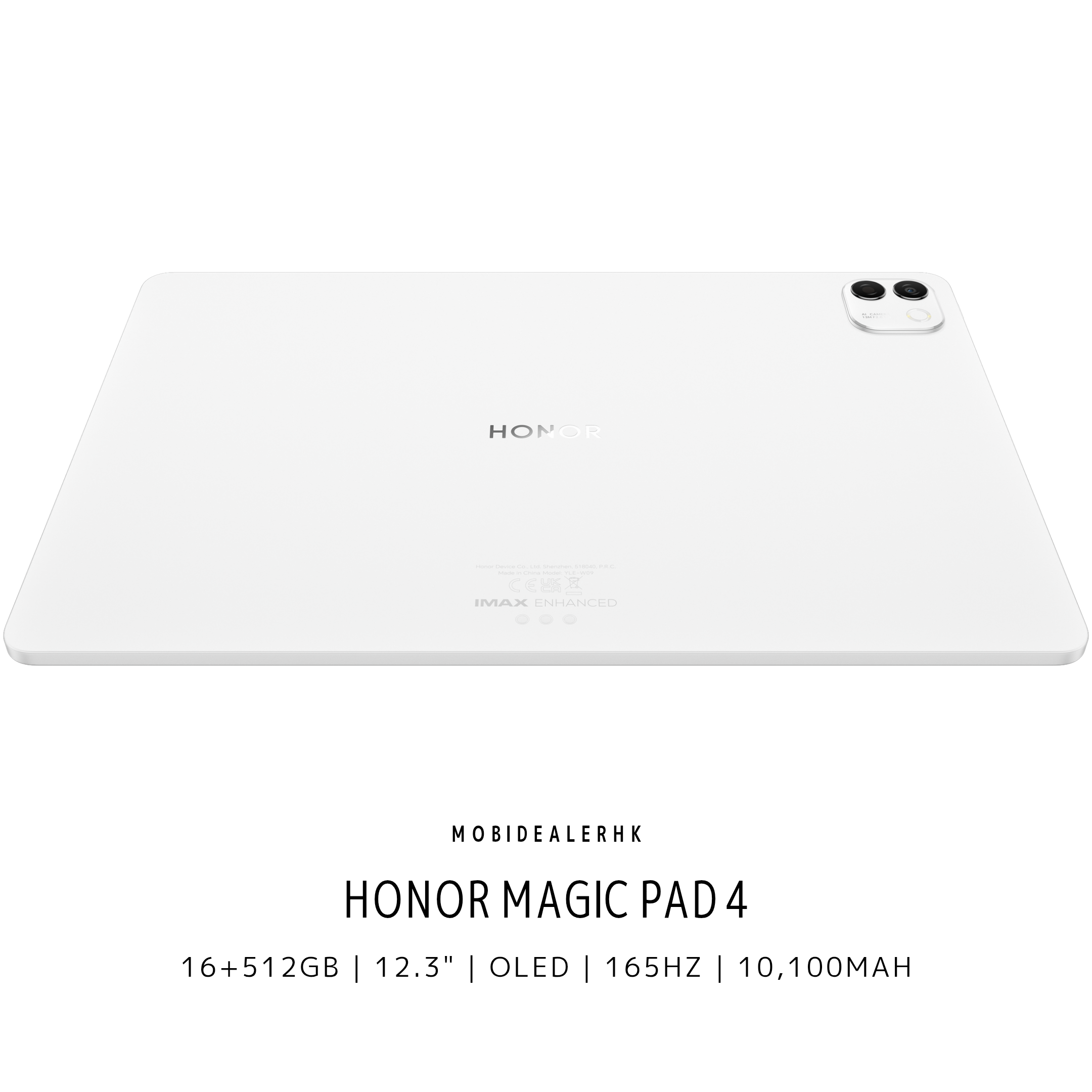 Honor MagicPad 4 | 榮耀 MagicPad 4 | 平板電腦 | 16+512Gb | 12.3" | OLED | 165Hz | 10,100mAh