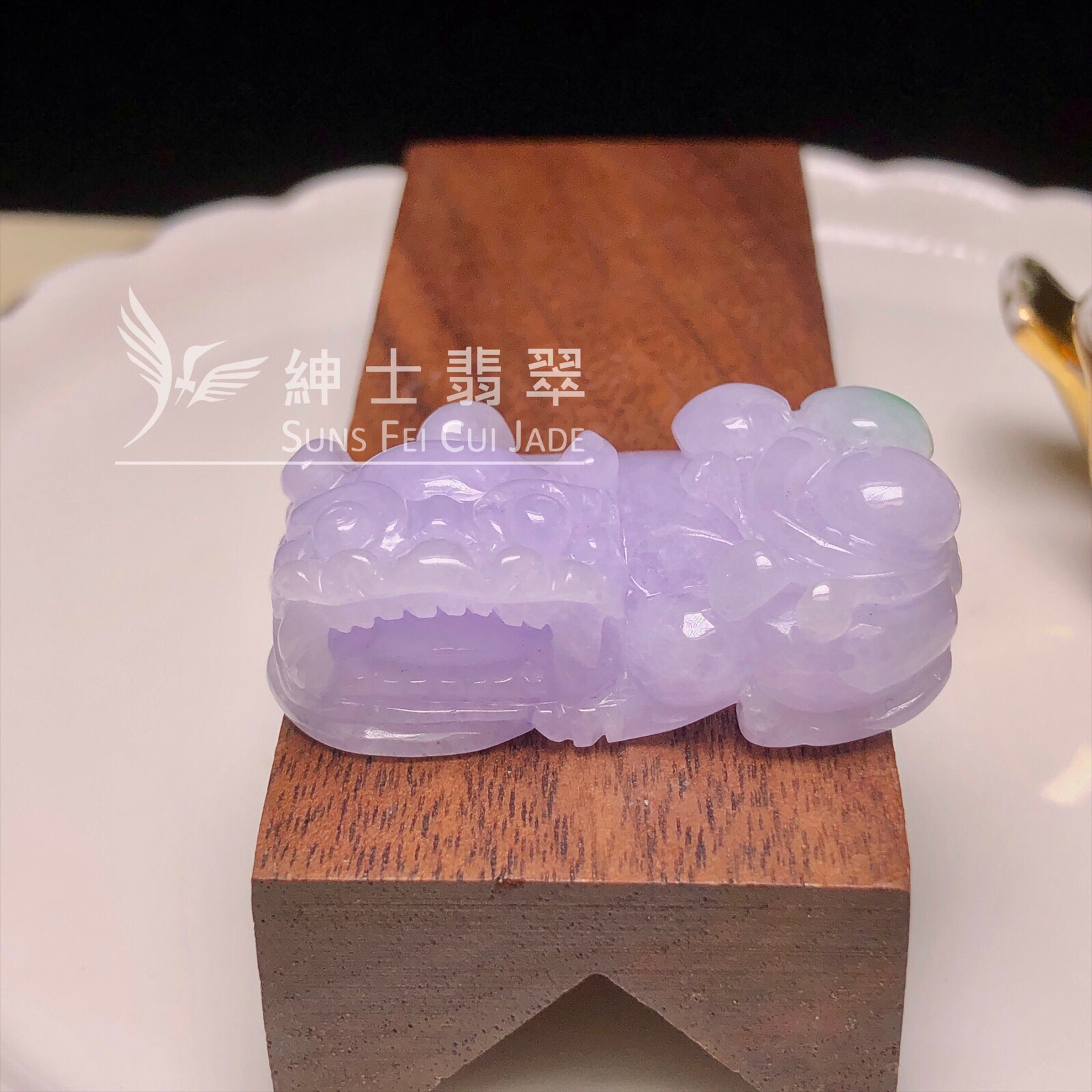 #B08761 紫羅蘭飄翠貔貅