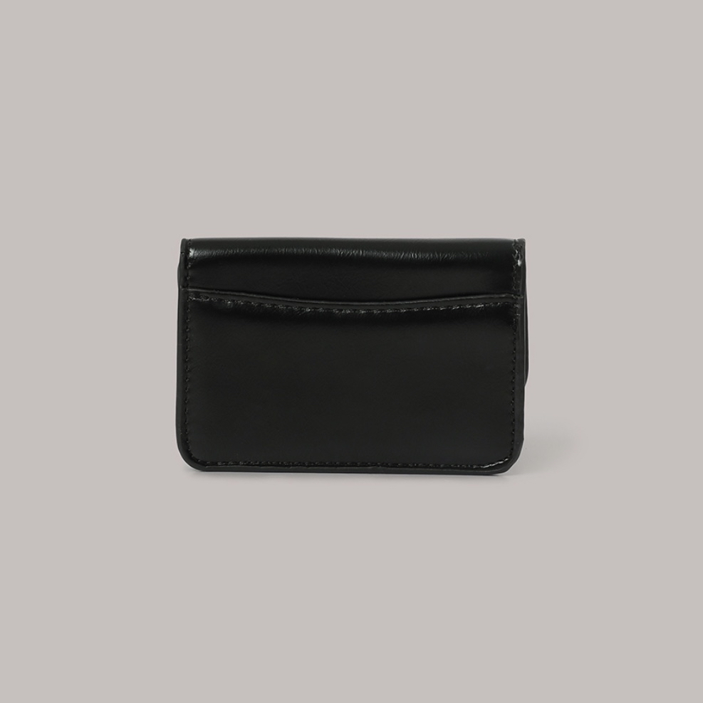  【預訂】 LAMINEZ  Flat Gold Wallet - Black / Brown