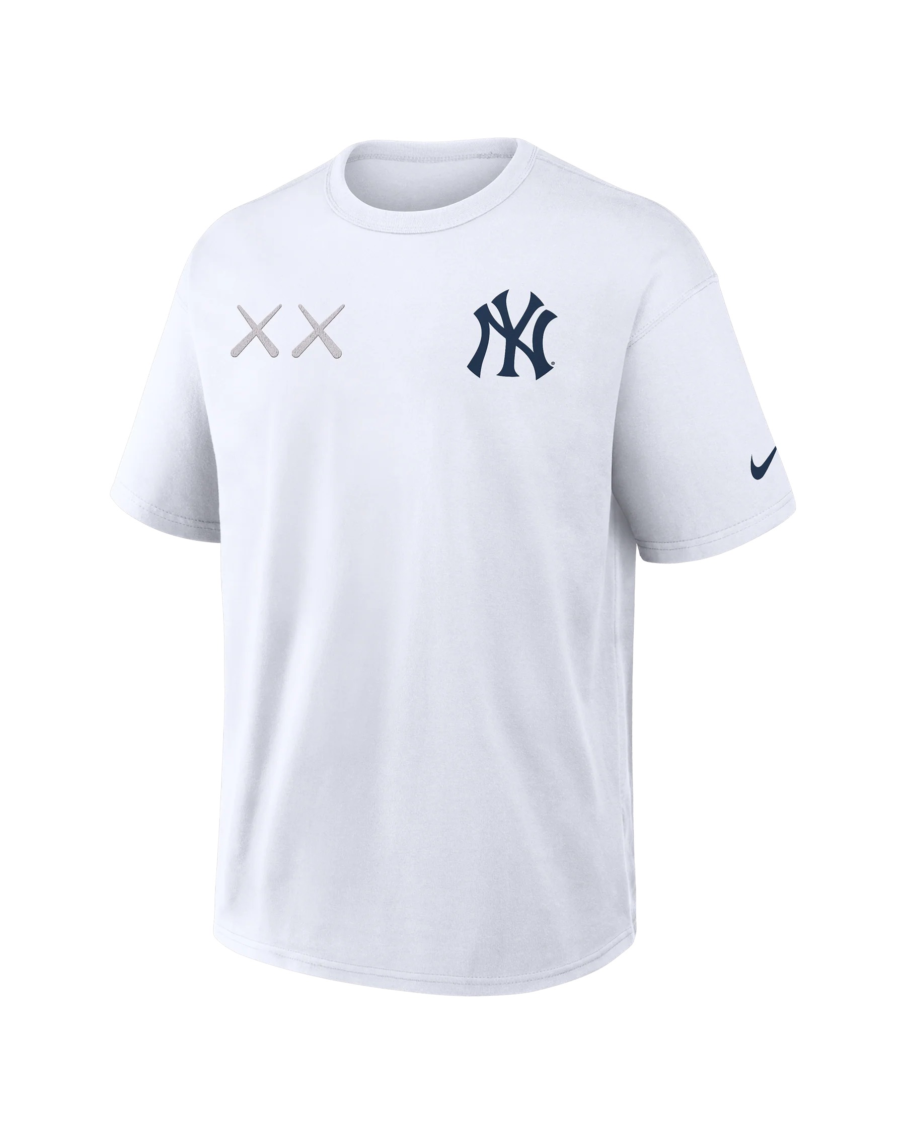 KAWS Men's Nike MLB Fanatics Fest Elevated Max 90 Tee New York Yankees - White