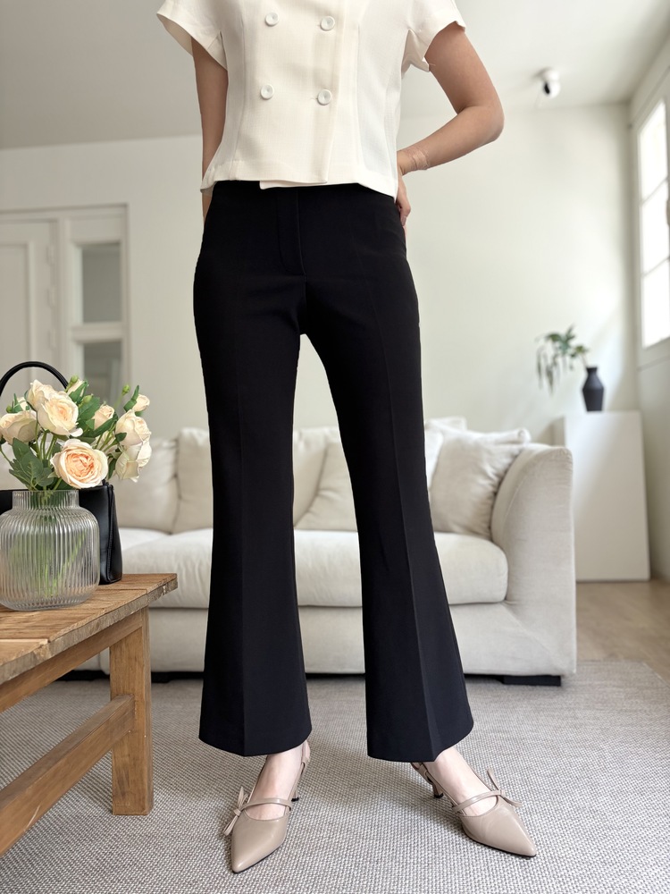 Pull-On Stretch Pants (Black)