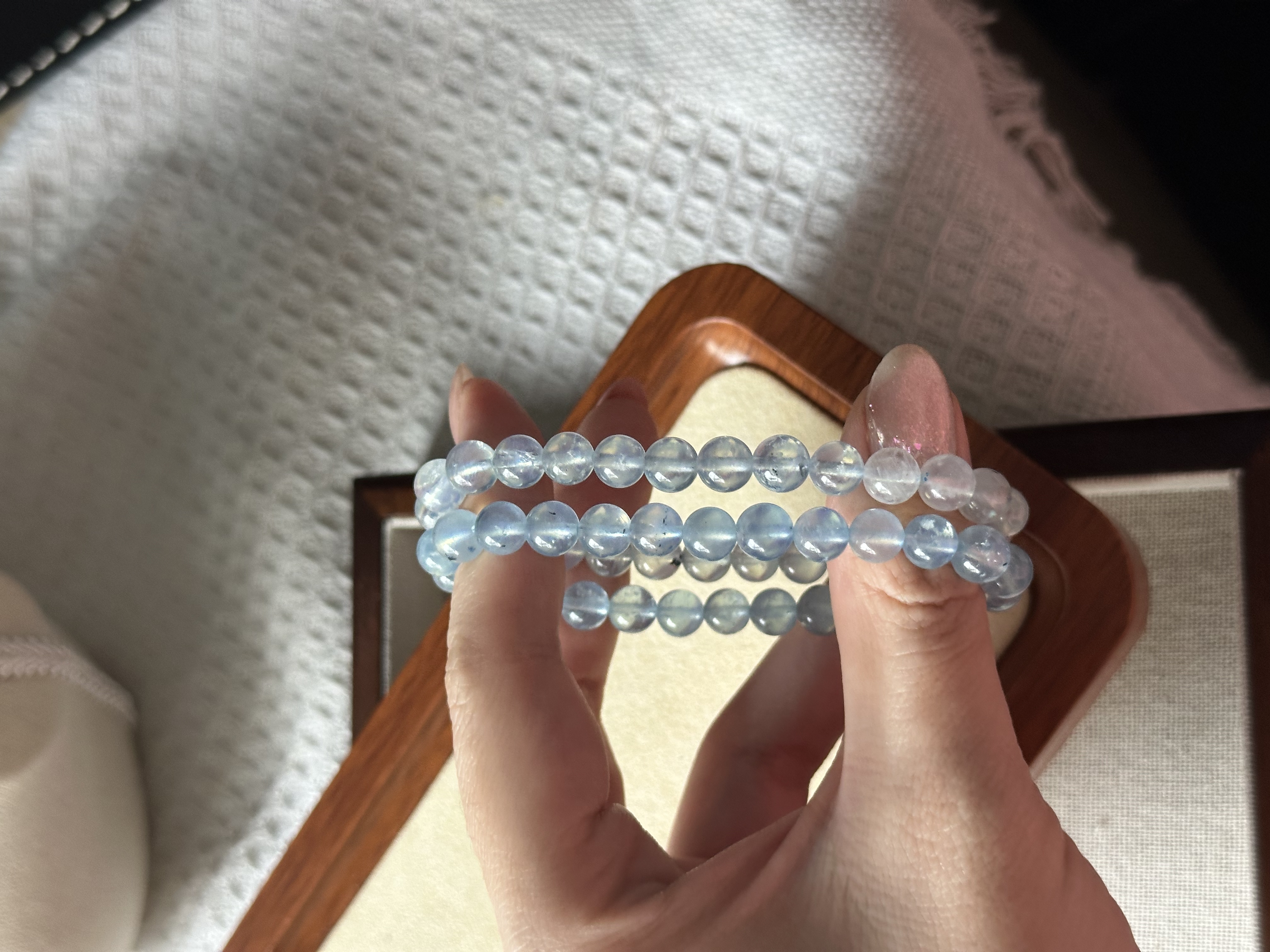 碎冰冰海蓝宝 ｜ Aquamarine 7mm+