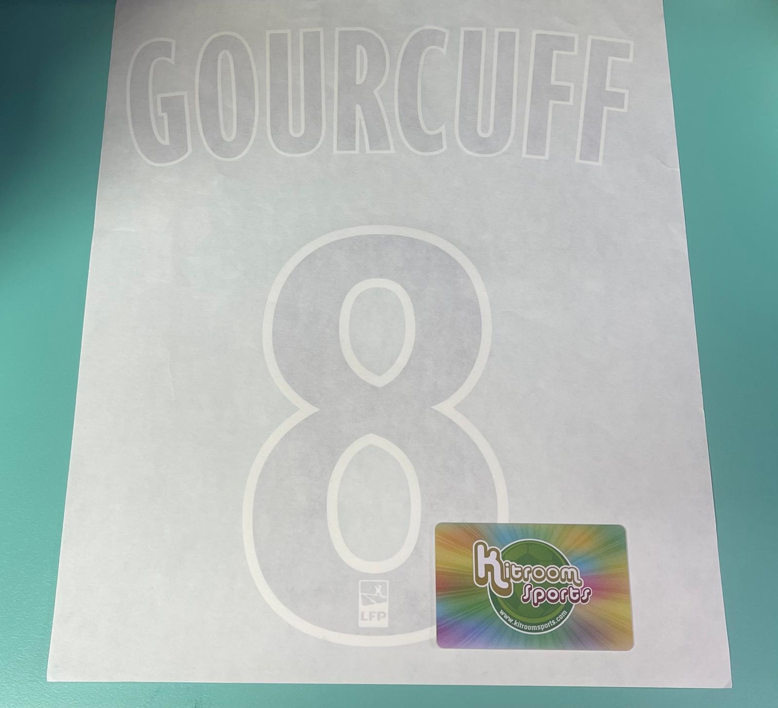 2013-14 Olympique Lyonnais Away Nameset #8 GOURCUFF
