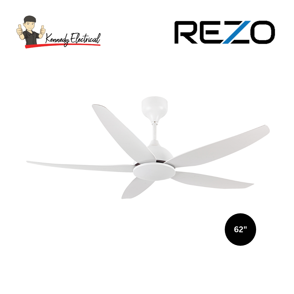 Rezo 62" Mercury DC Motor Ceiling Fan (MERCURY62)