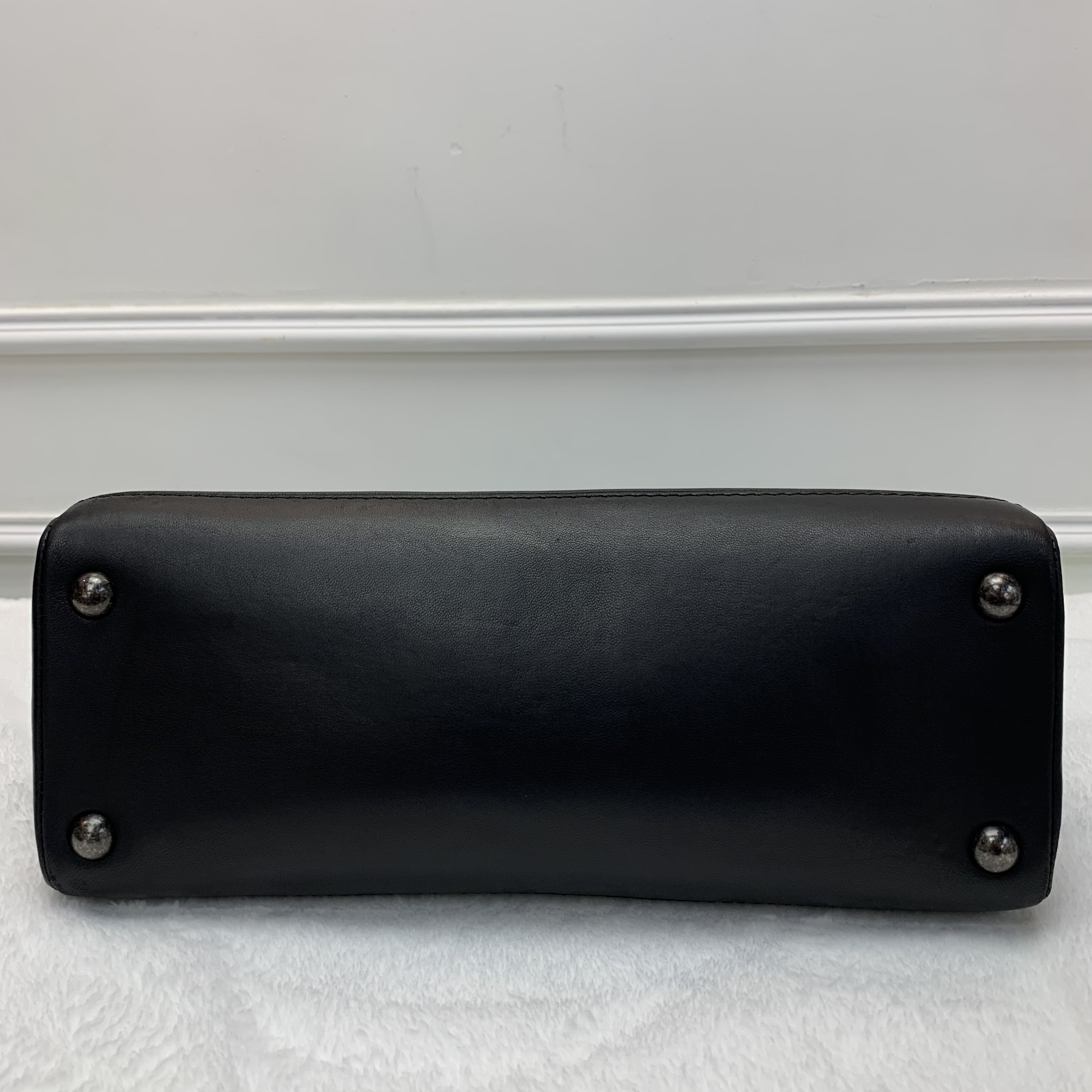 中古包🖤Chanel黑色小羊皮金屬鎖鏈肩背袋