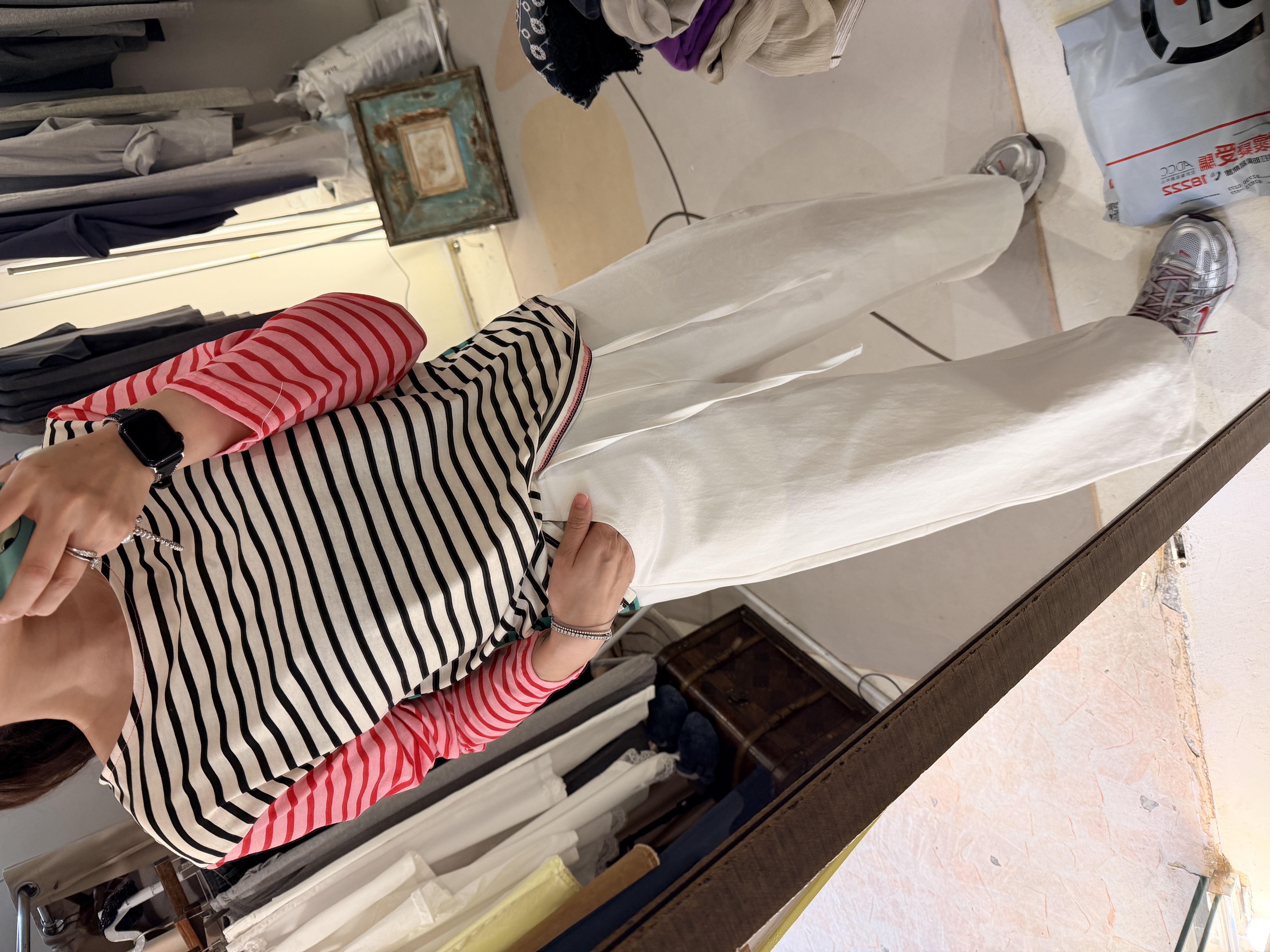 Colourful stripe tee