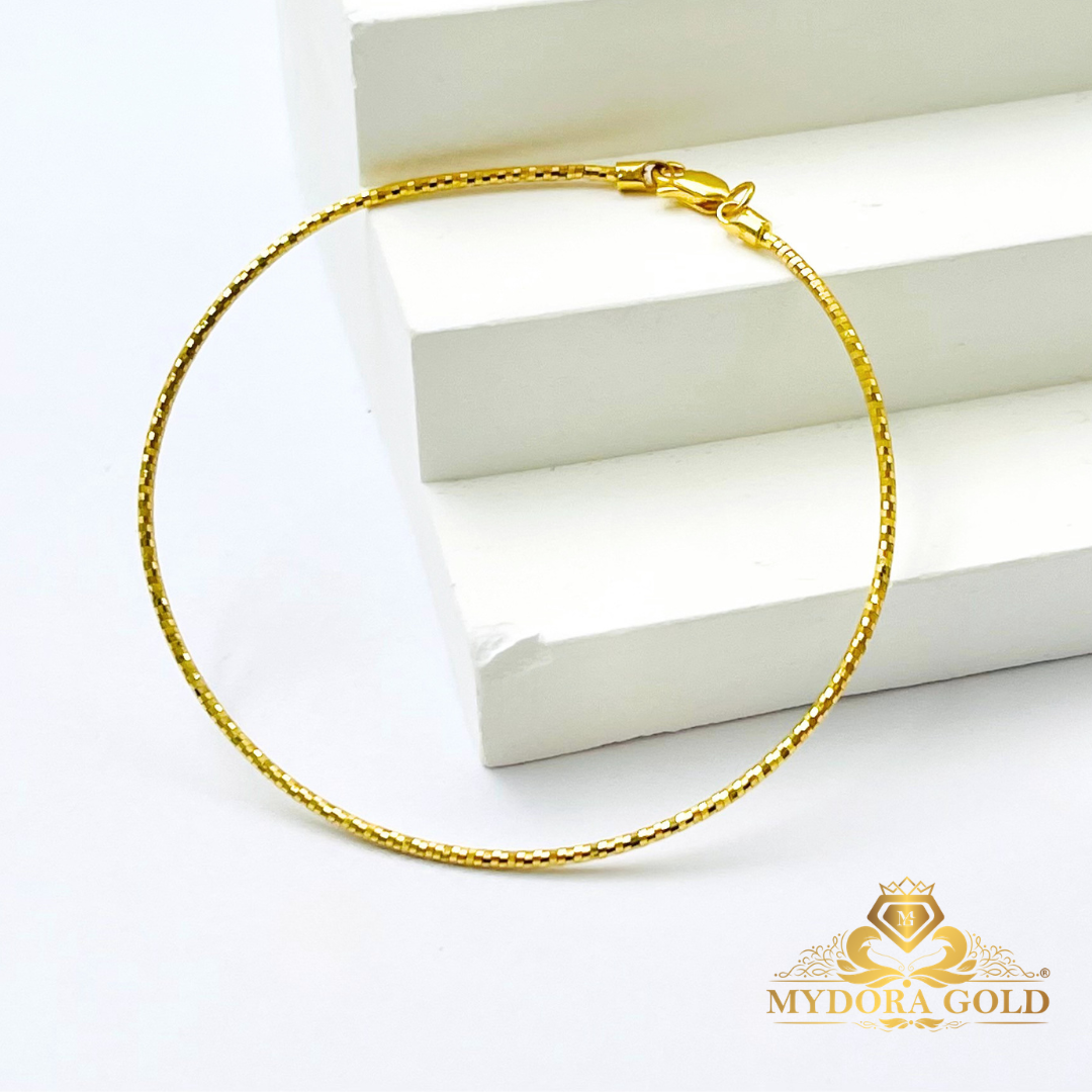 MYDORA Gelang Omega Lembut l EMAS 916/22K