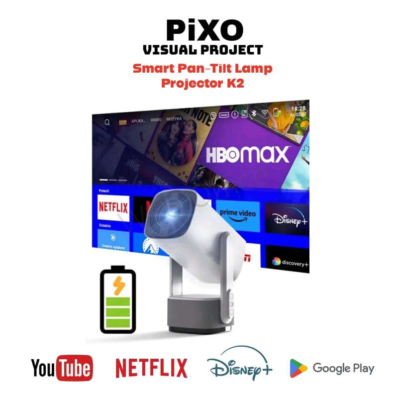 PiXO Visual Project Smart Pan-Tilt Lamp 智慧型氣氛燈投影機 K2