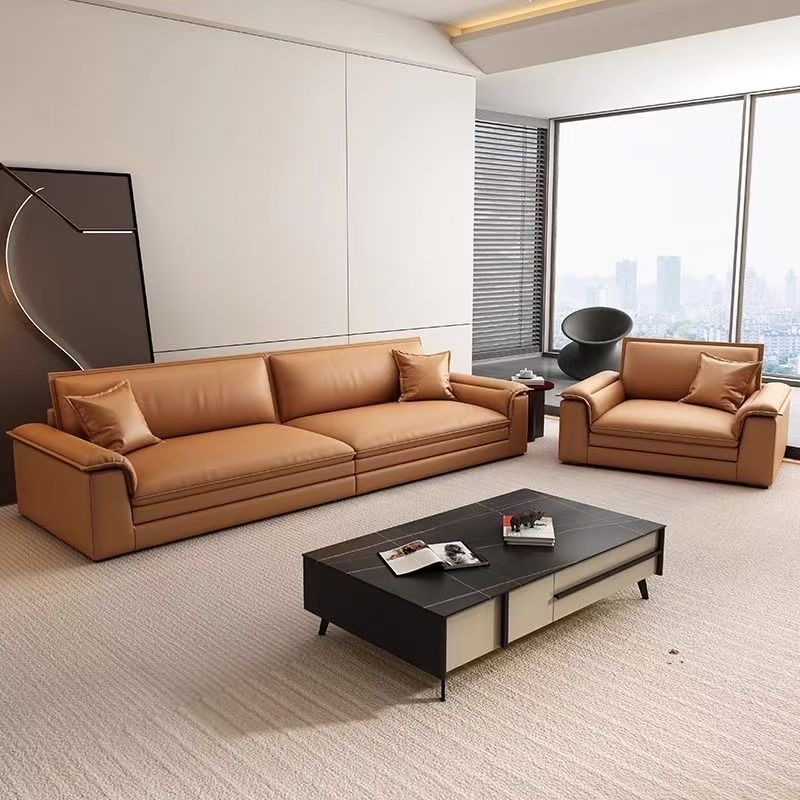 辦公室沙發茶几組合，簡約現代休息區接待會客區會議商用沙發coffee table