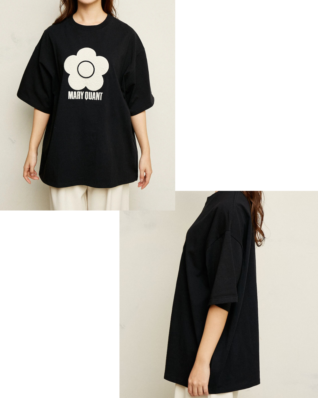 日本代購【 2026 新商品 日本直送  MARY QUANT × PUBLUX 限定聯乘  花花 T恤 Limited Collab logo tee 】