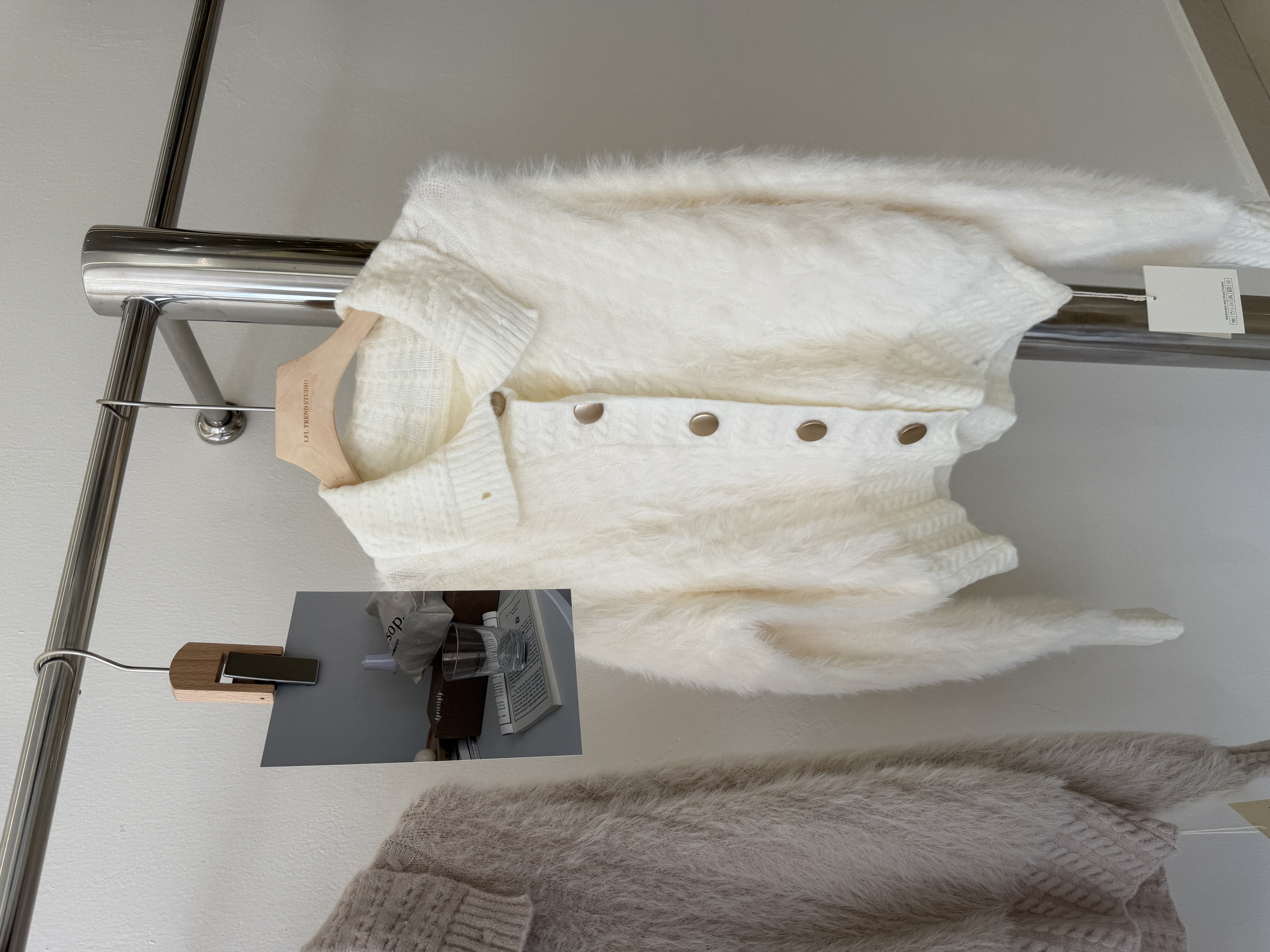 6611 秋冬韩系毛毛翻领外套