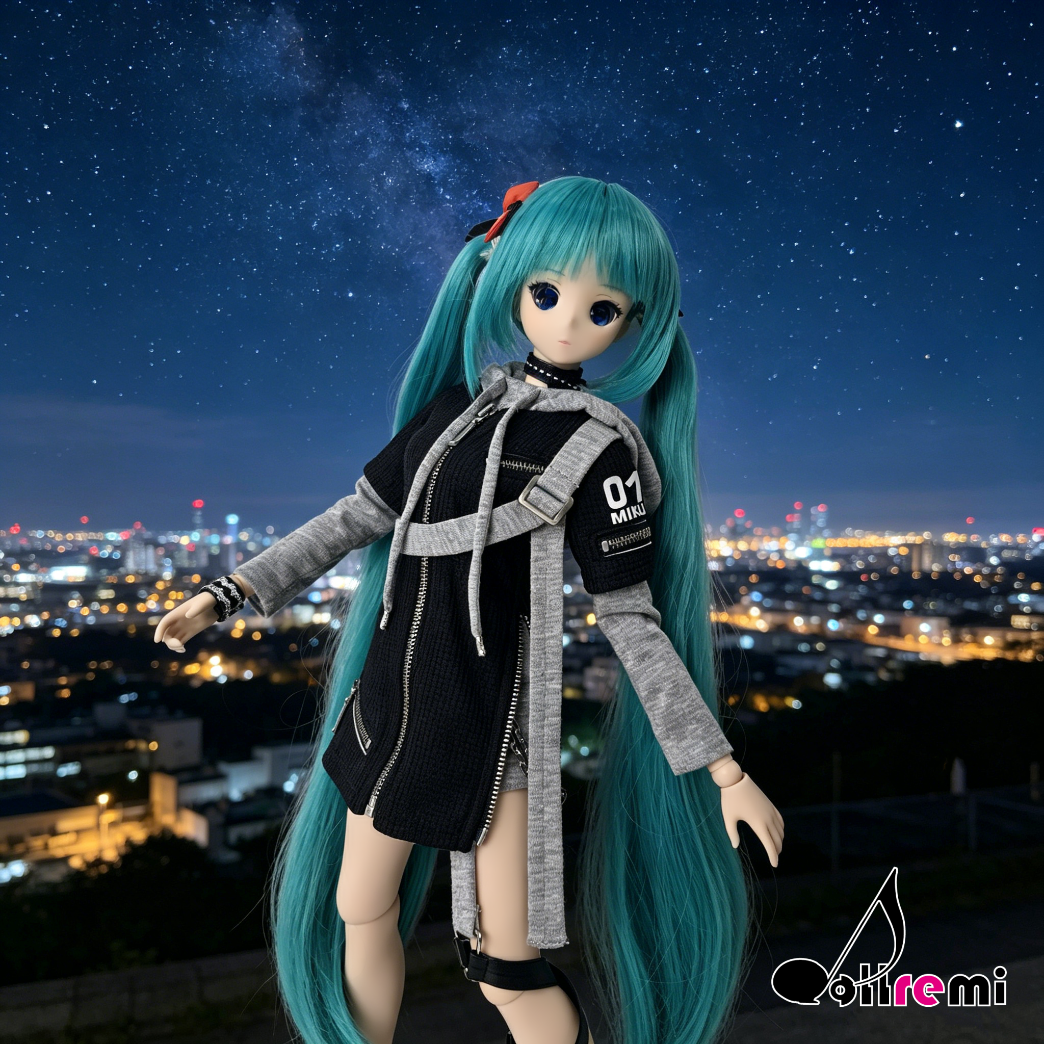 【dollremi】(DD0932) COS 初音未來 Hatsune Miku 朋克初音  Punk MIKU