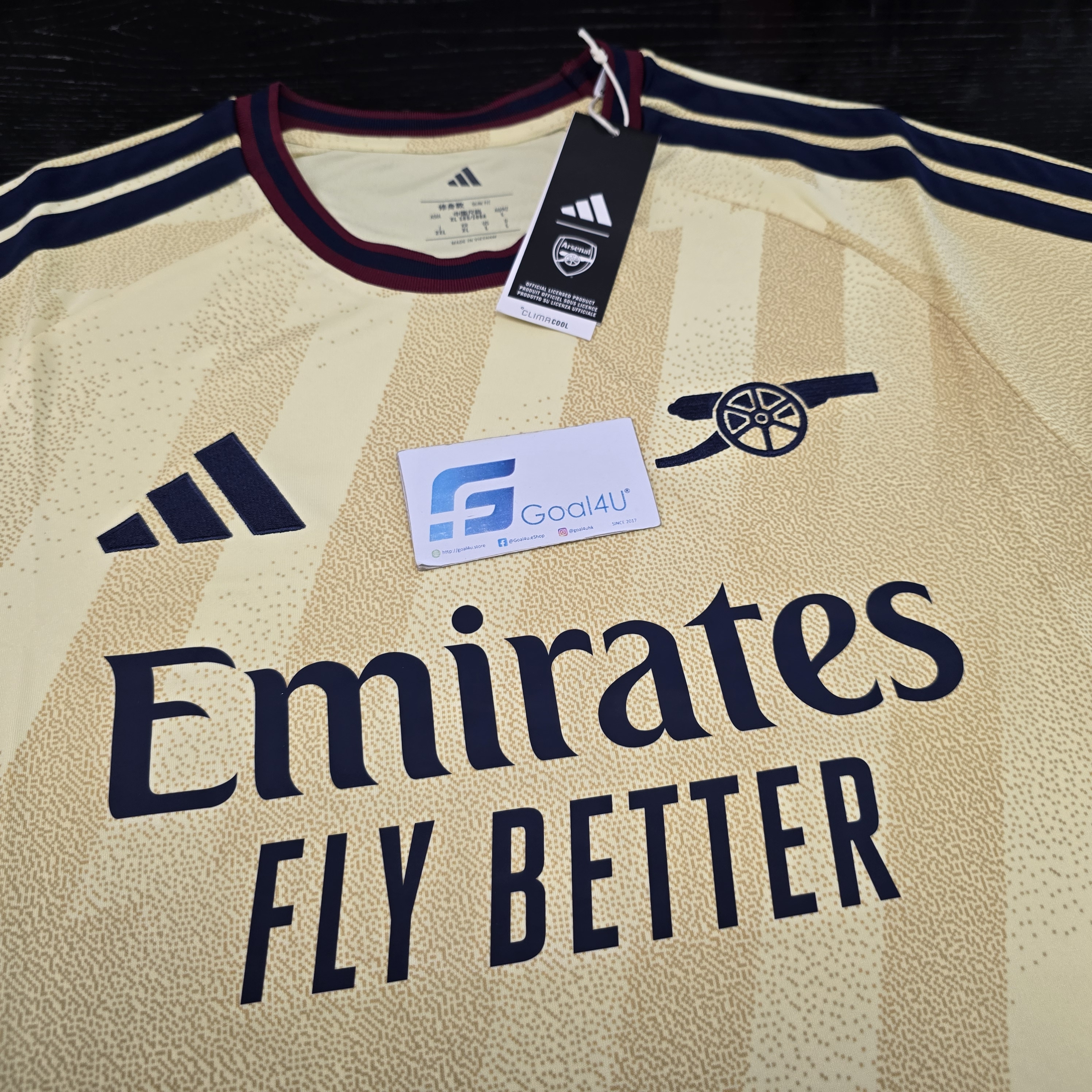 Adidas Arsenal 阿仙奴 2026-27 三客球迷版球衣 (可加印字章) KQ6512