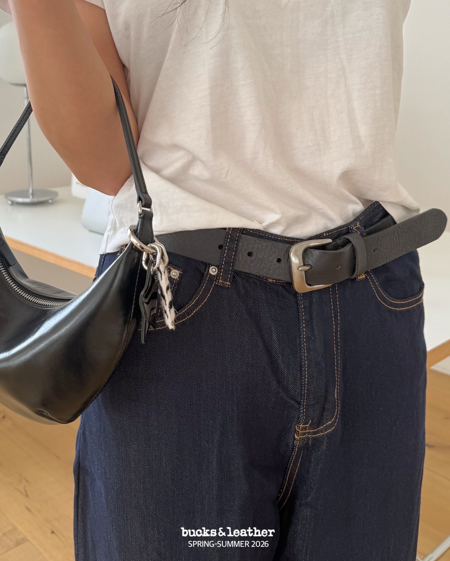 預訂_30mm Vintage Belt By Bucks & leather