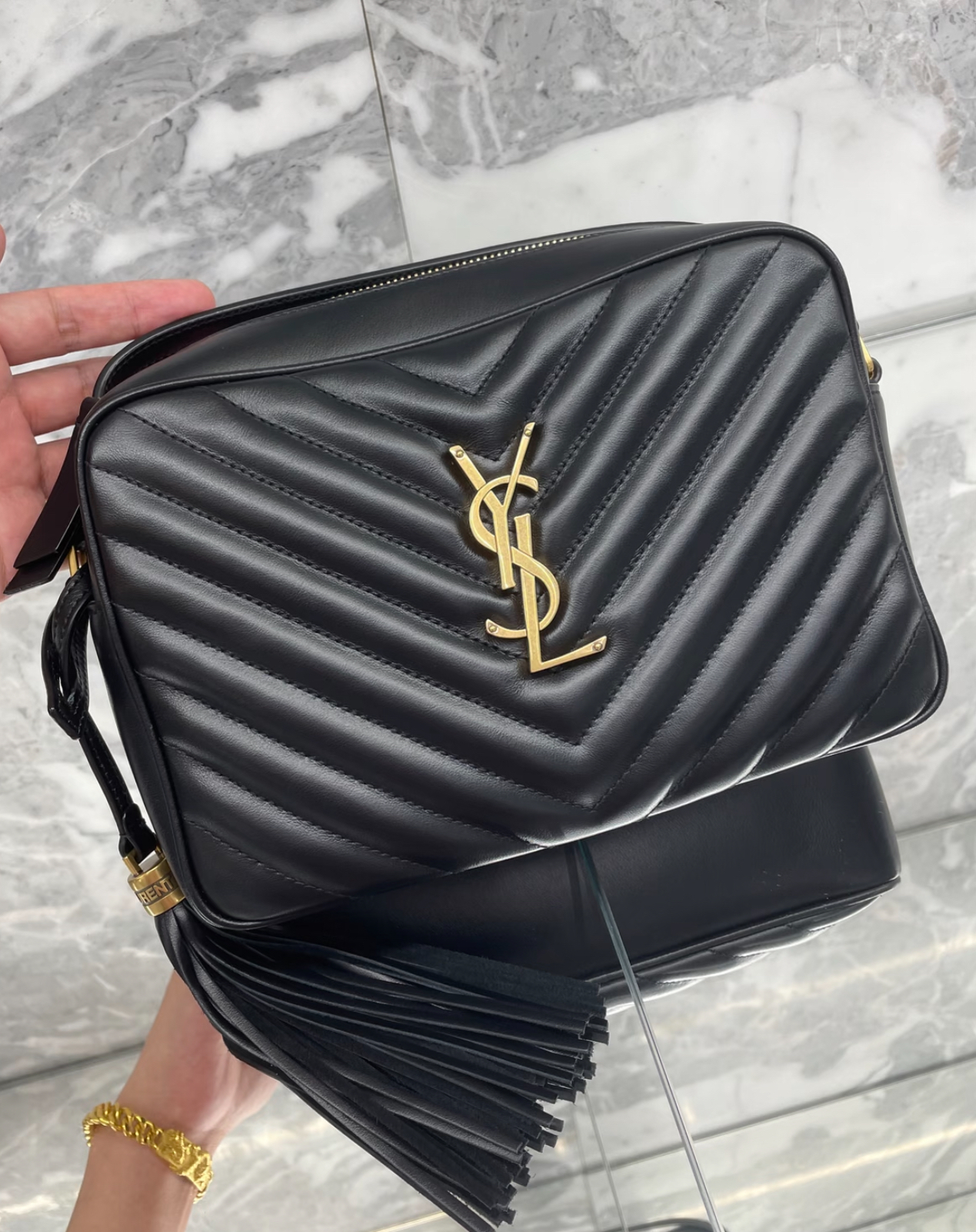 訂貨📮YSL 黑金 Lou Camera Bag Size 23x16x6cm