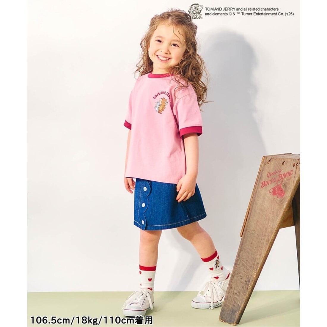 A0099 Tom & Jerry 粉色短袖上衣