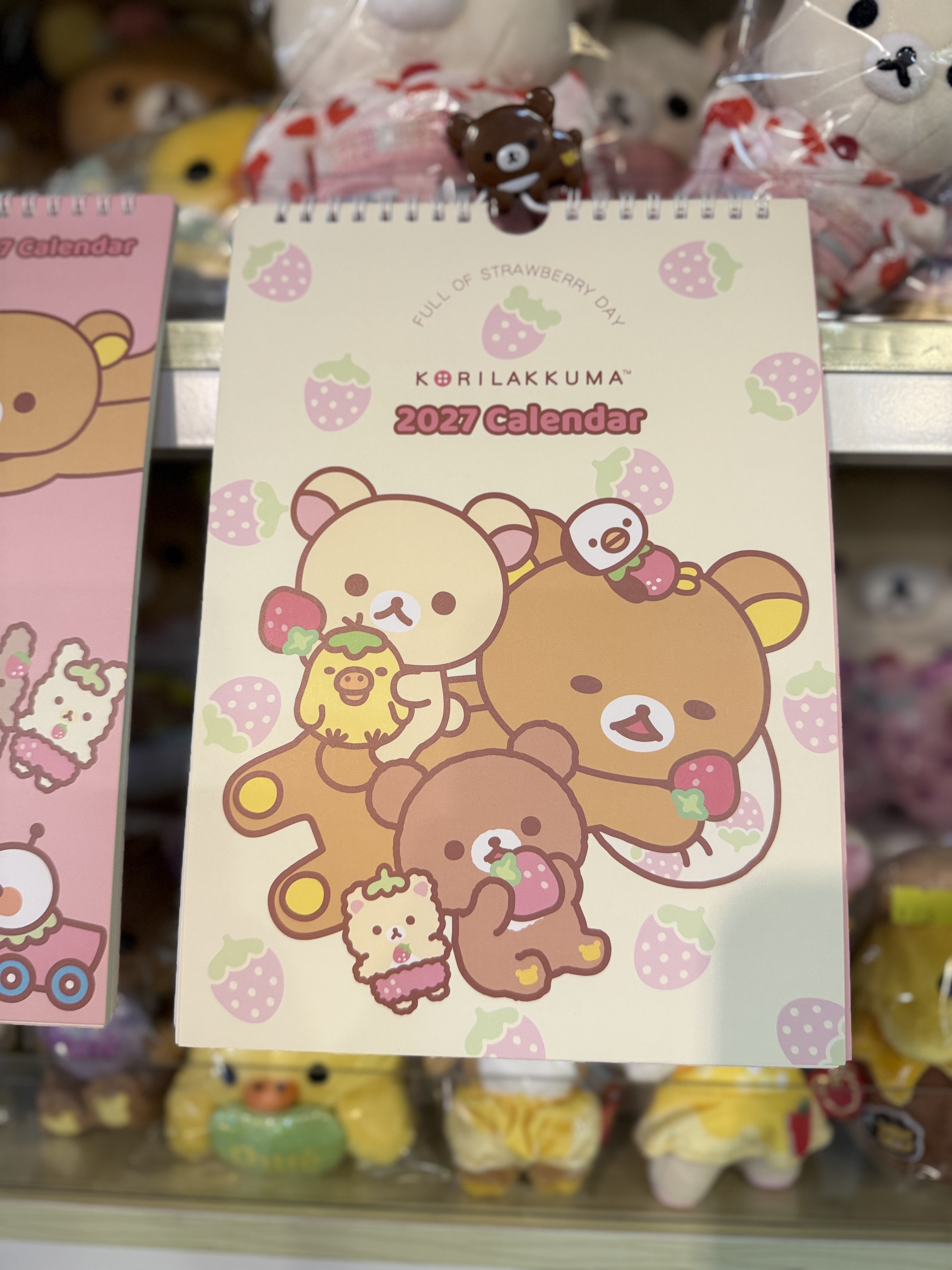 《現貨》全新香港版Rilakkuma  2027年直身掛曆（香港假期）