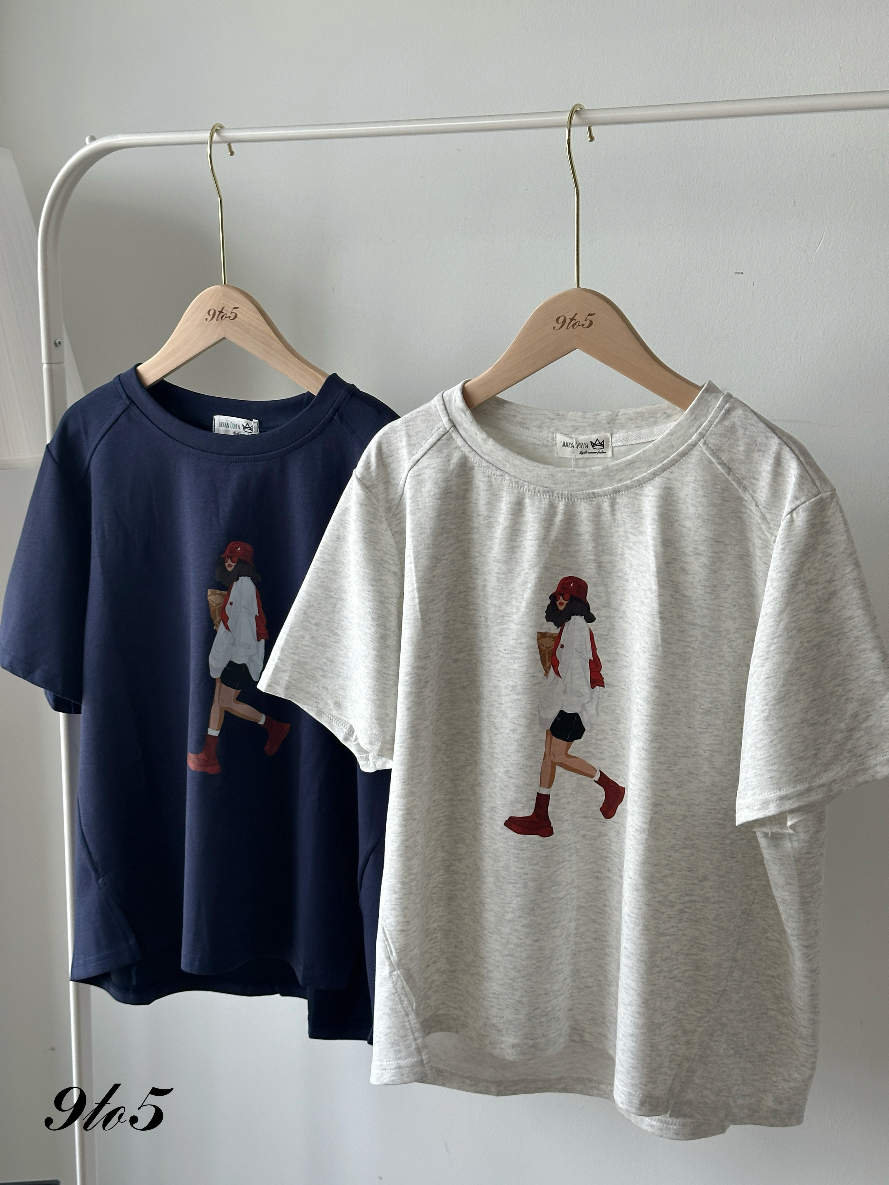 T4181 Casual Printed Tee - 4 Colors 