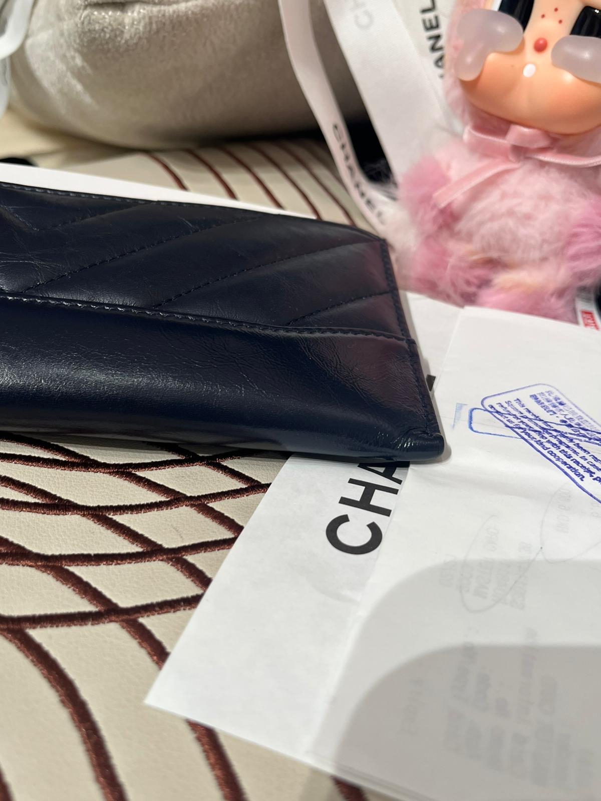 Chanel Gabrielle Zipped Long Wallet calfskin 100%Authentic,98%new ✅專門店收據✅27card✅box Size:L19.5xH10.5xW0.5cm