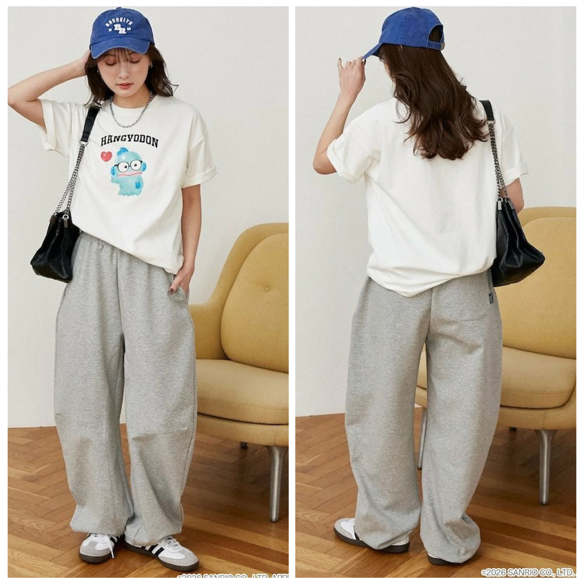 日本預訂📍日本Sanrio可愛戴眼鏡樣短袖Tee 不包郵