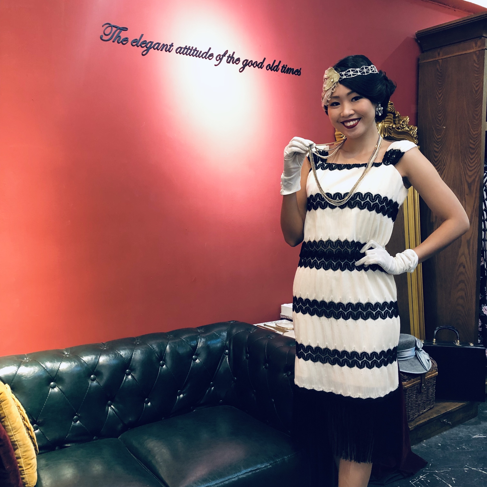 (Ready-Made) 1920s Inspired Party with Gabsty Fringy Flapper Dress (FM087)