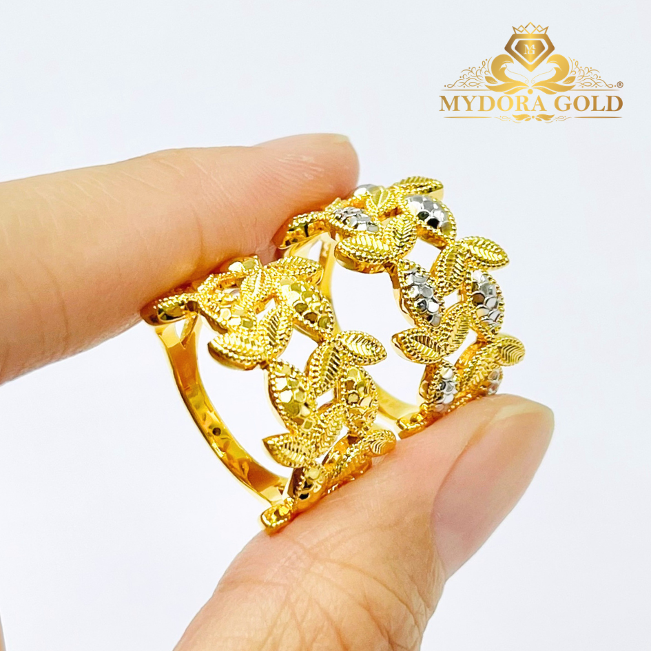 MYDORA Cincin Olive Leaf (5G) l EMAS 916/22K