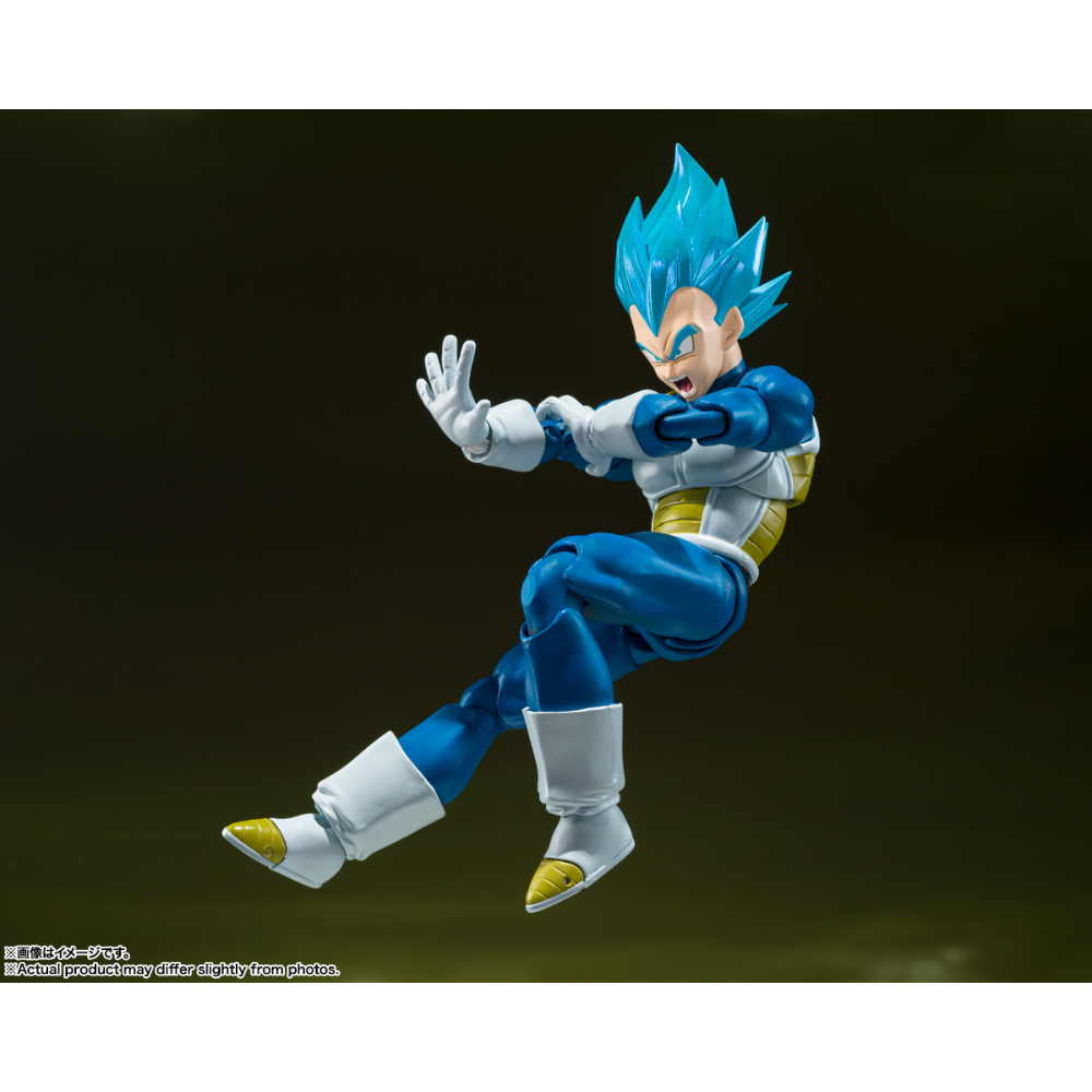 SHF Dragon Ball Super SSGSS Vegeta Unwavering Saiyan Pride