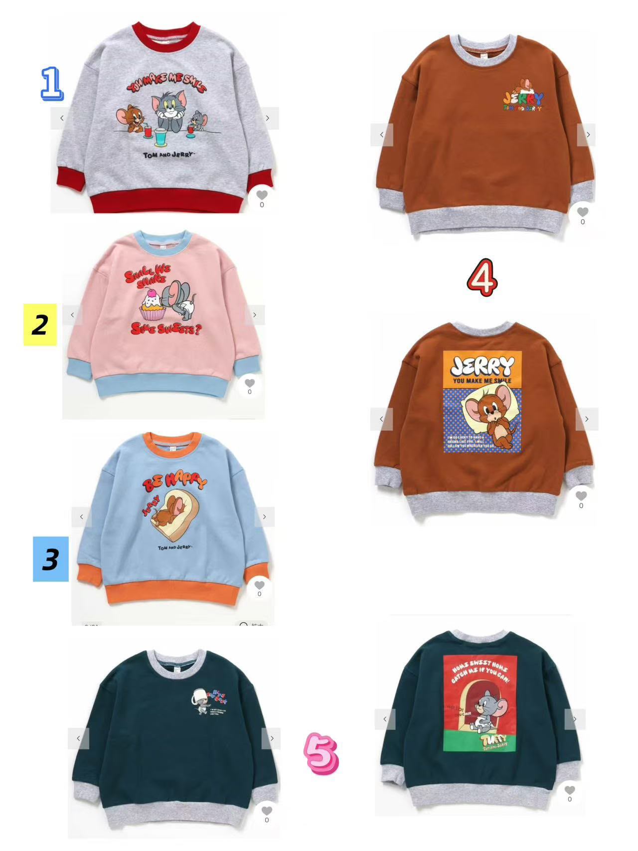 預訂款～#1022 Tom and Jerry 衛衣款，男女都岩～