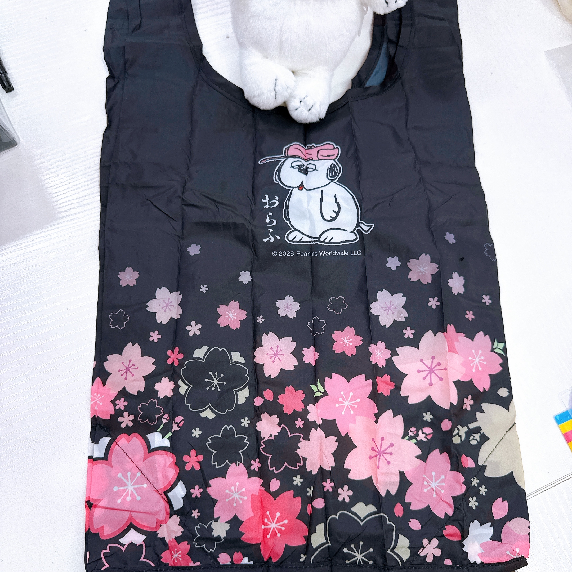 日本直送櫻花系列Olaf 環保袋連掛飾