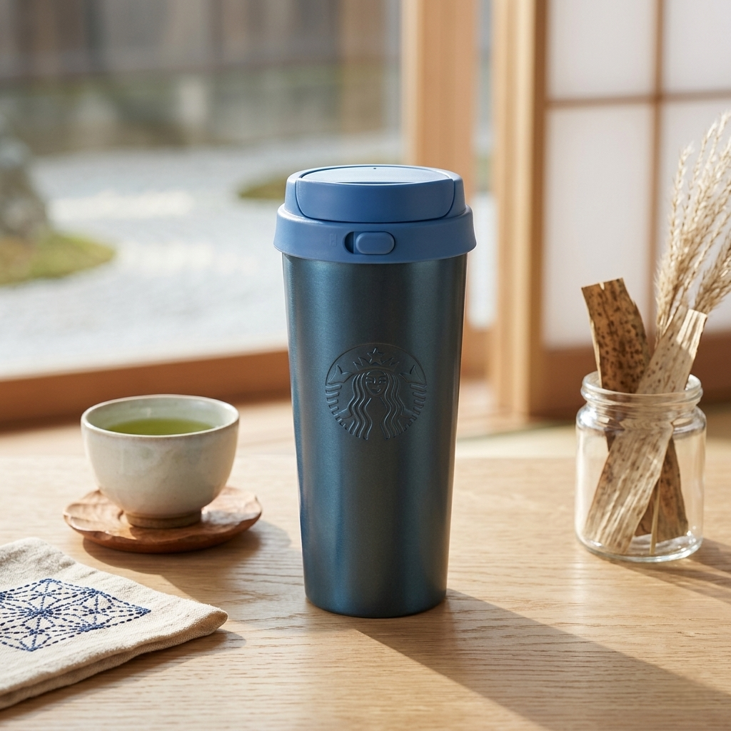 《日本 🇯🇵 STARBUCKS My First Bottle 系列》✨️TOGO 不鏽鋼保溫杯 閃亮藍✨️ 473ml   