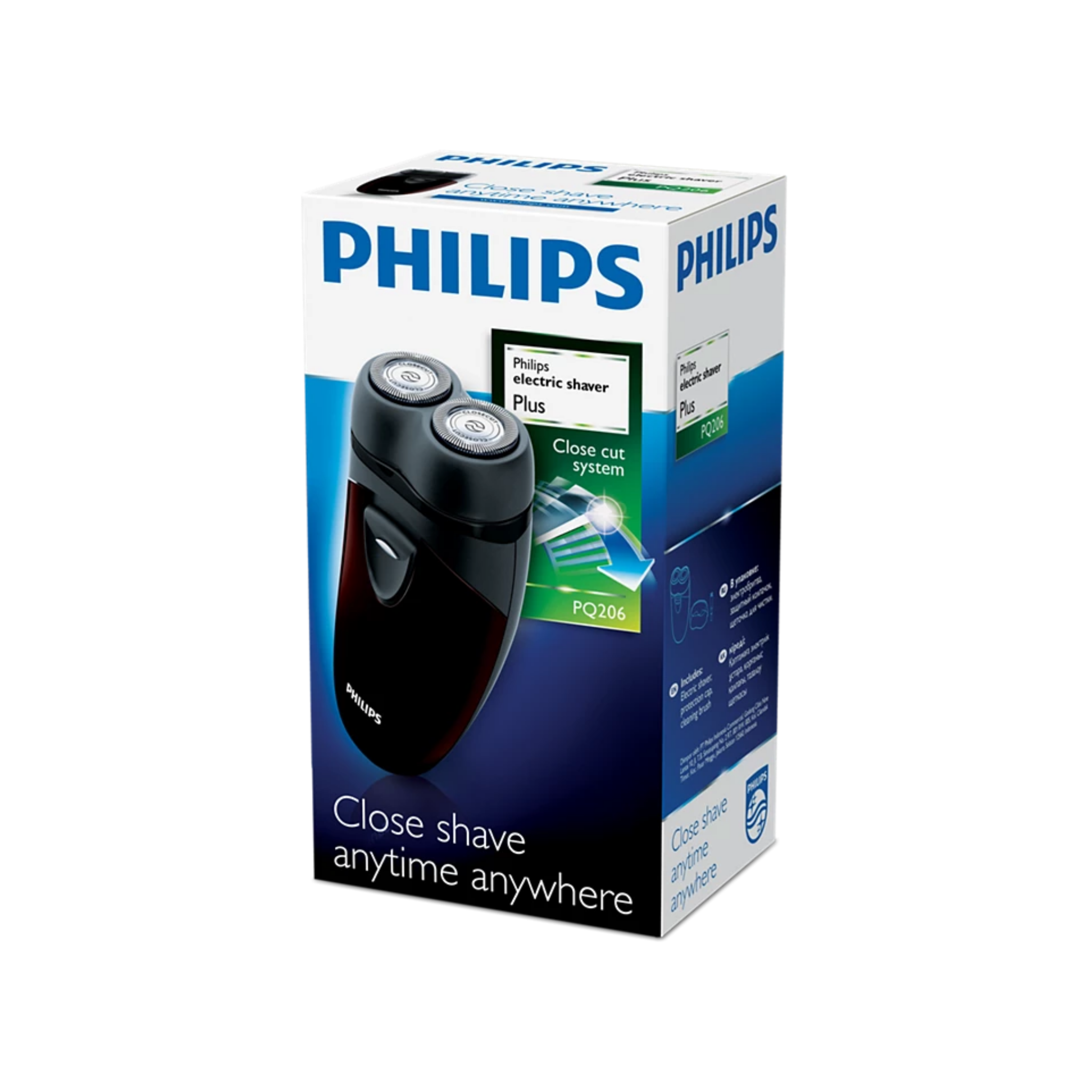 Philips PQ206 Battery Powered Electric Shaver (PQ206/18)
