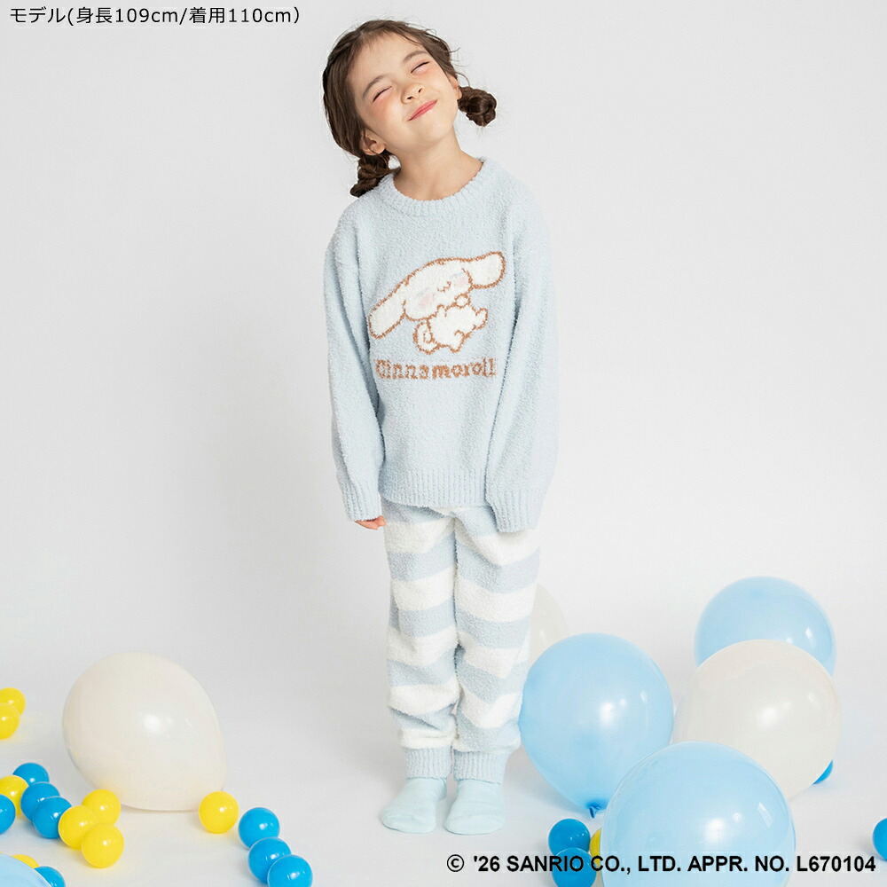 🆕【⭐訂購⭐】 🇯🇵日本直送🌀#Sanrio #Pompompurin / #Cinnamoroll 棉花糖針織長袖家居服🌀[ELJA-0076][261108]