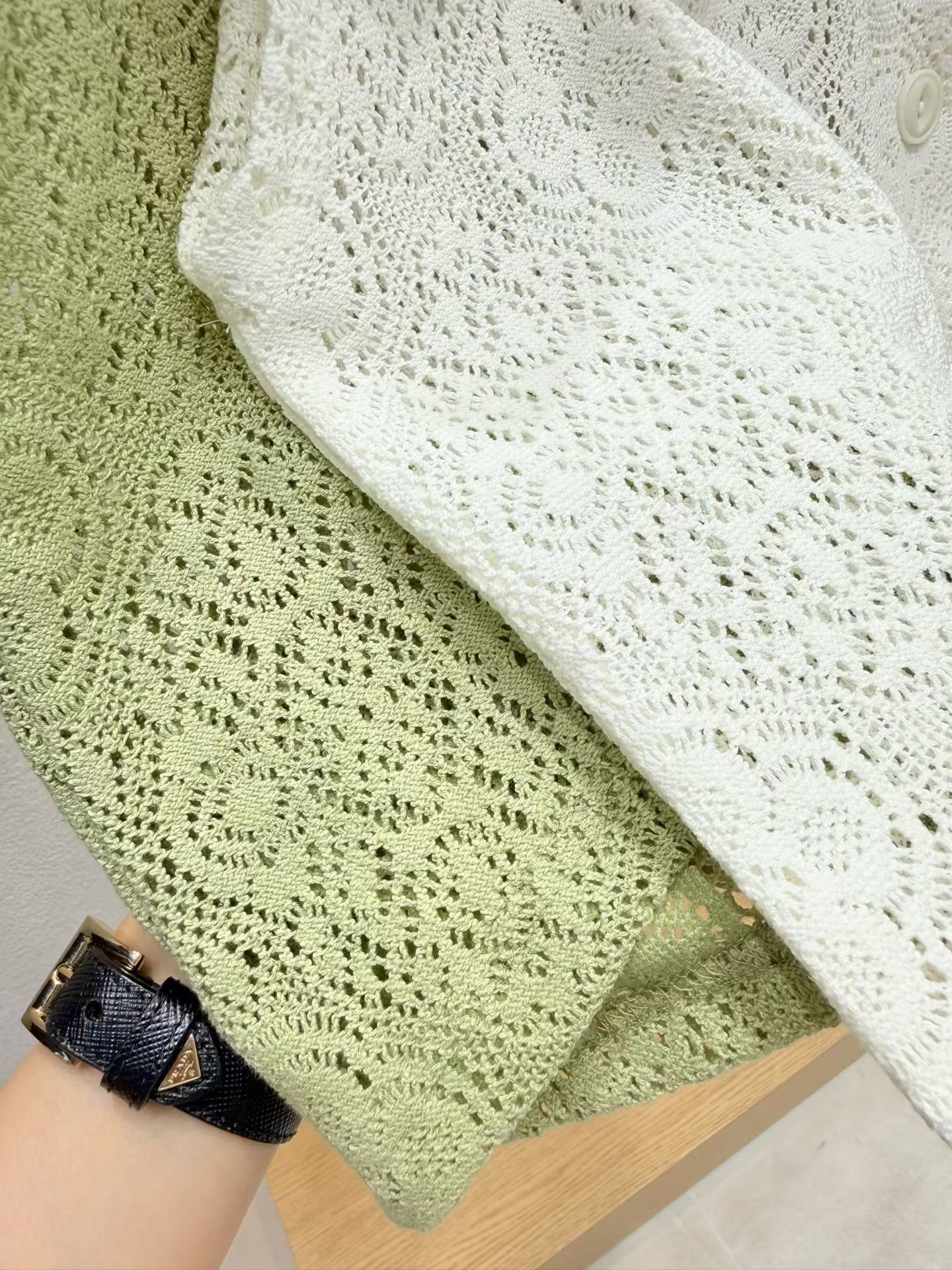 NE OX 北歐風格勾花背心💚靚