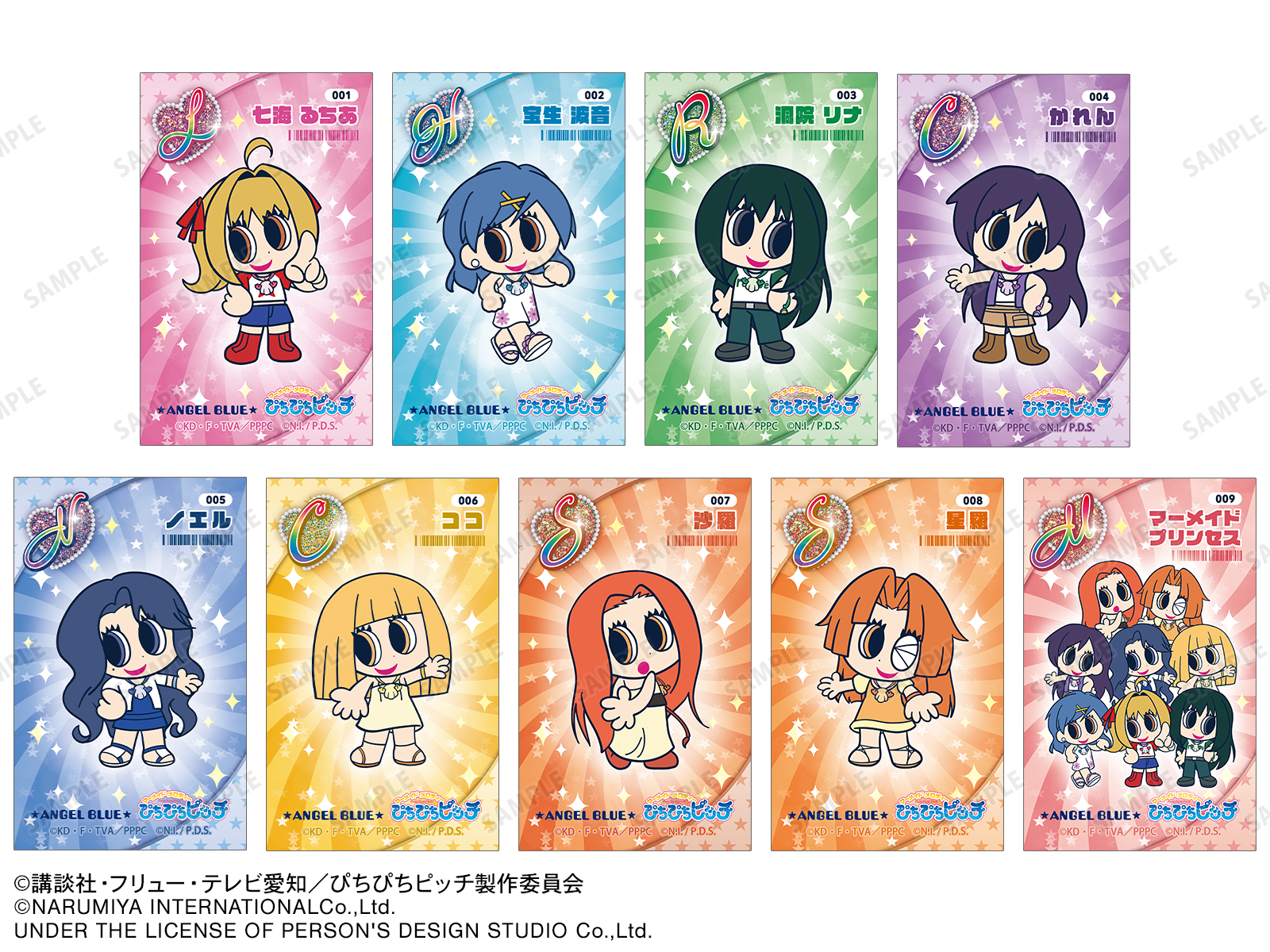 《Pre-Order》ANGEL BLUE Illustration Card｜唱K小魚仙 Pichi Pichi Pitch X ANGEL BLUE (26PP14-P)