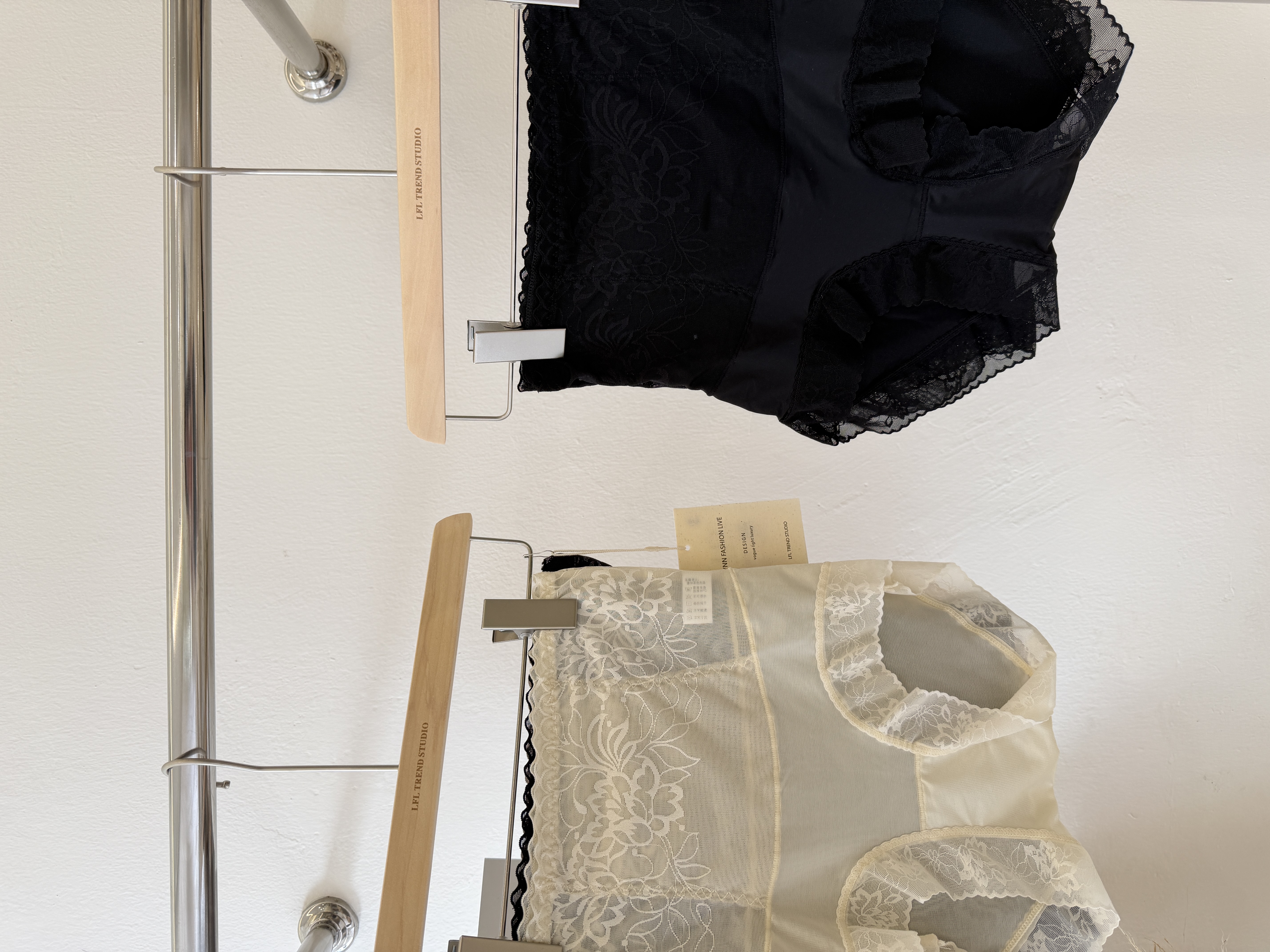 6651 高腰蕾丝蚕丝收腹裤(3条装)