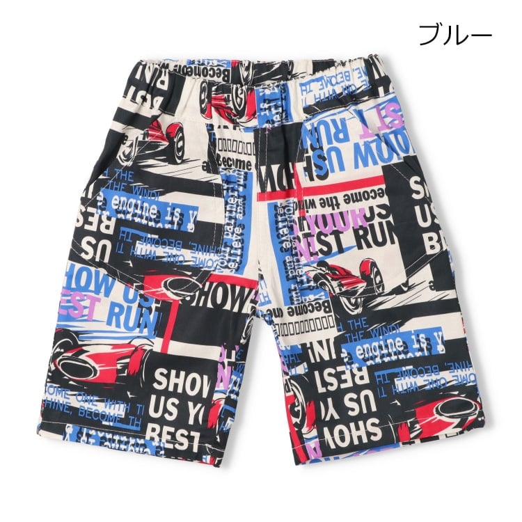 🆕【⭐訂購⭐】🇯🇵日本直送🌀賽車印花 及膝短褲［2款選］🌀 [ELEA-0012][260601]