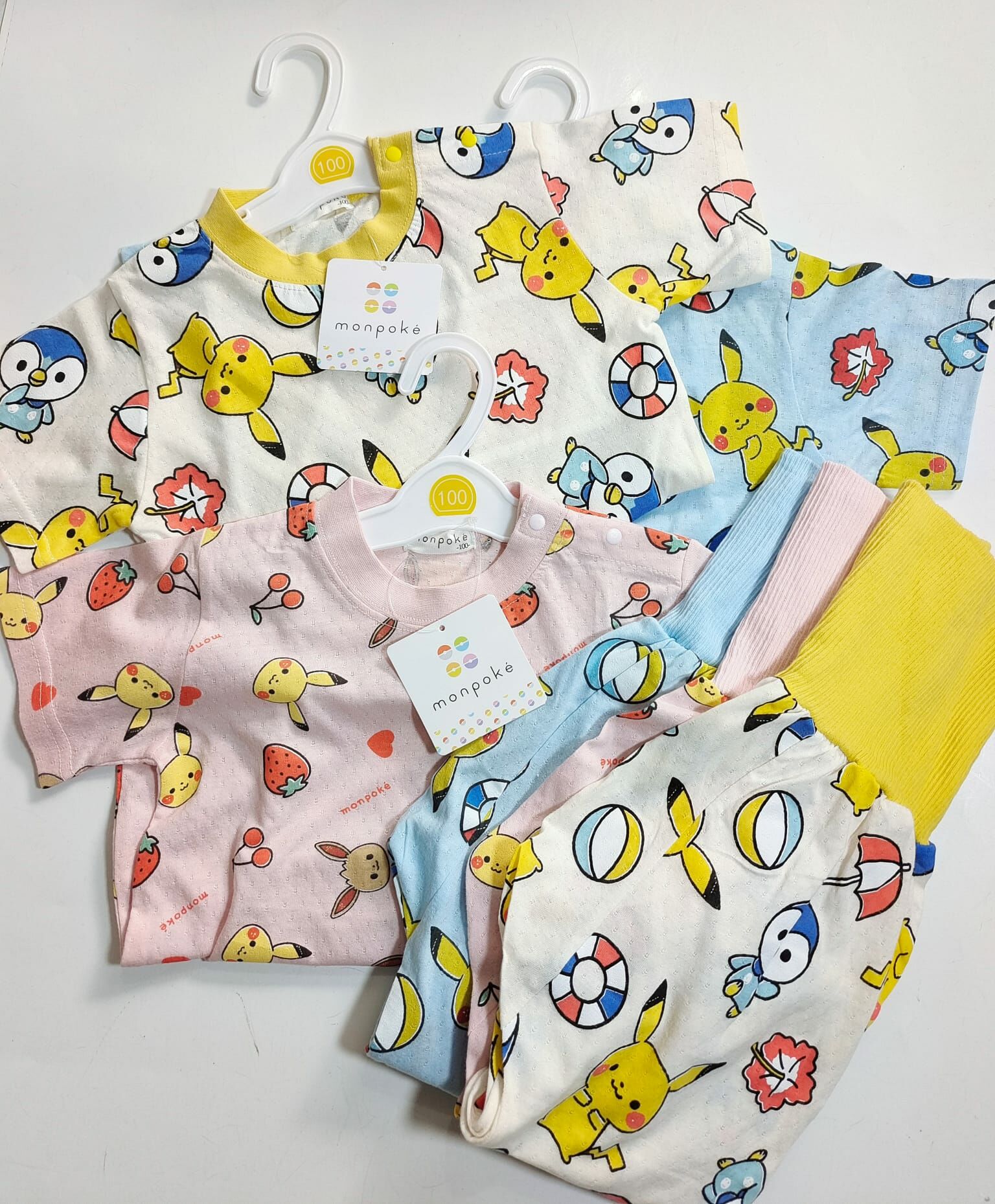 日本Monpoke空氣綿包肚短袖套裝 -1套 現貨